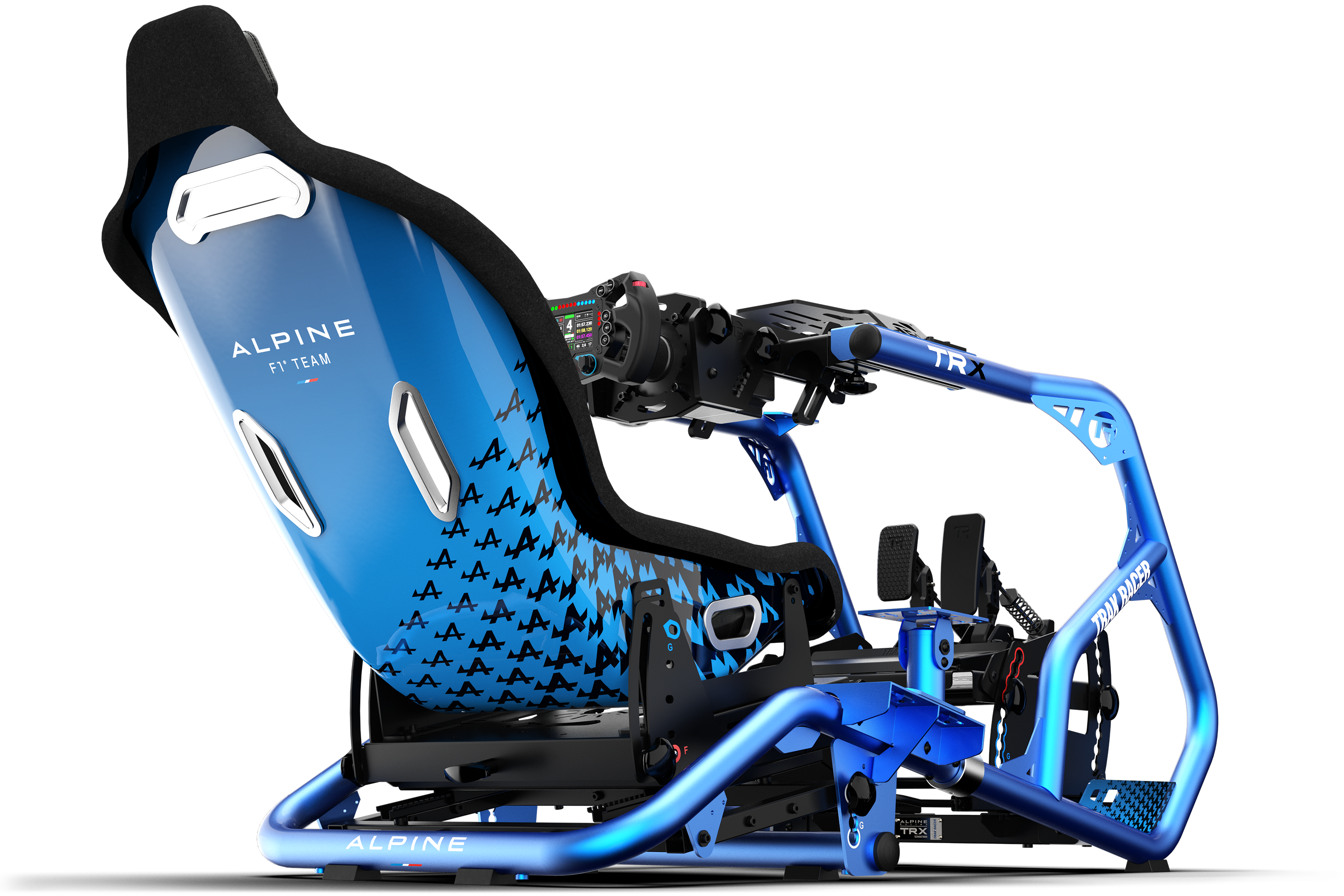 Hybrid Formula & GT Position Fiberglass Seat - Alpine Livery