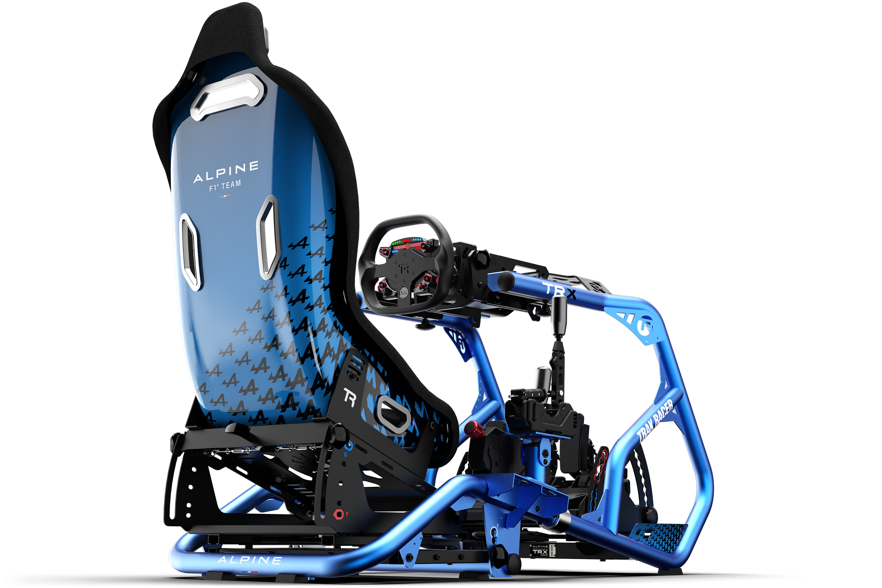Hybrid Formula & GT Position Fiberglass Seat - Alpine Livery