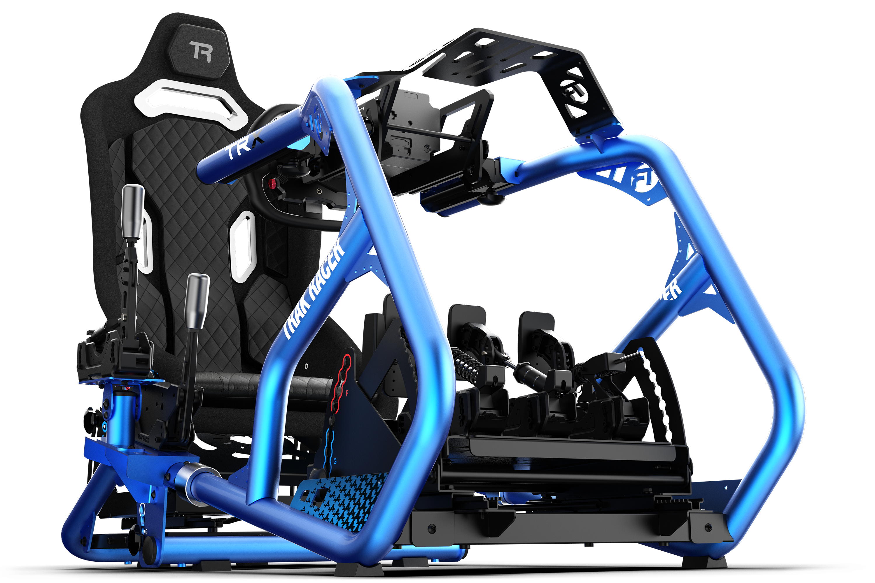 Hybrid Formula & GT Position Fiberglass Seat - Alpine Livery