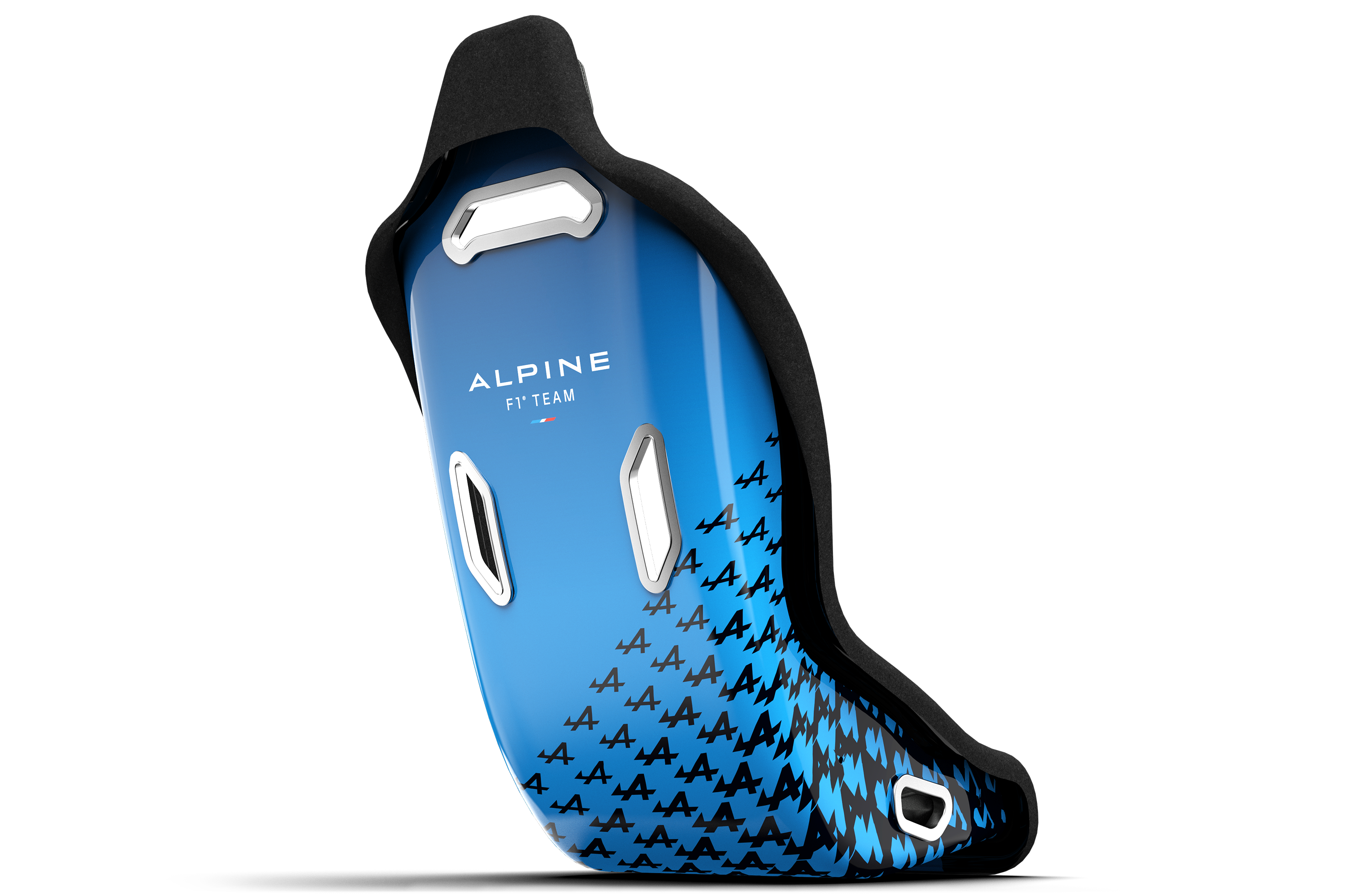 Hybrid Formula & GT Position Fiberglass Seat - Alpine Livery