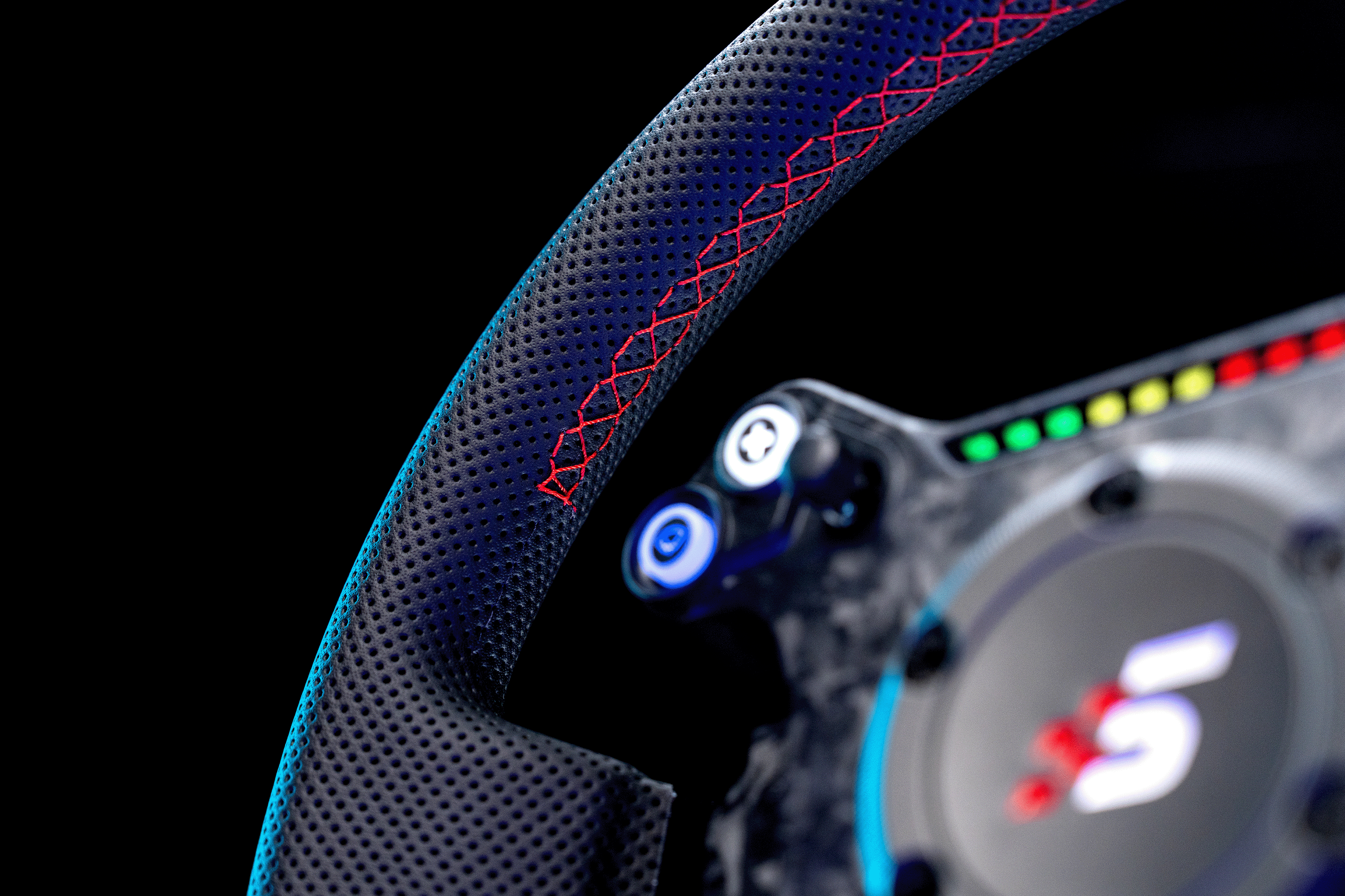 Simagic Round 330mm Steering Wheel - Leather (P-330R)