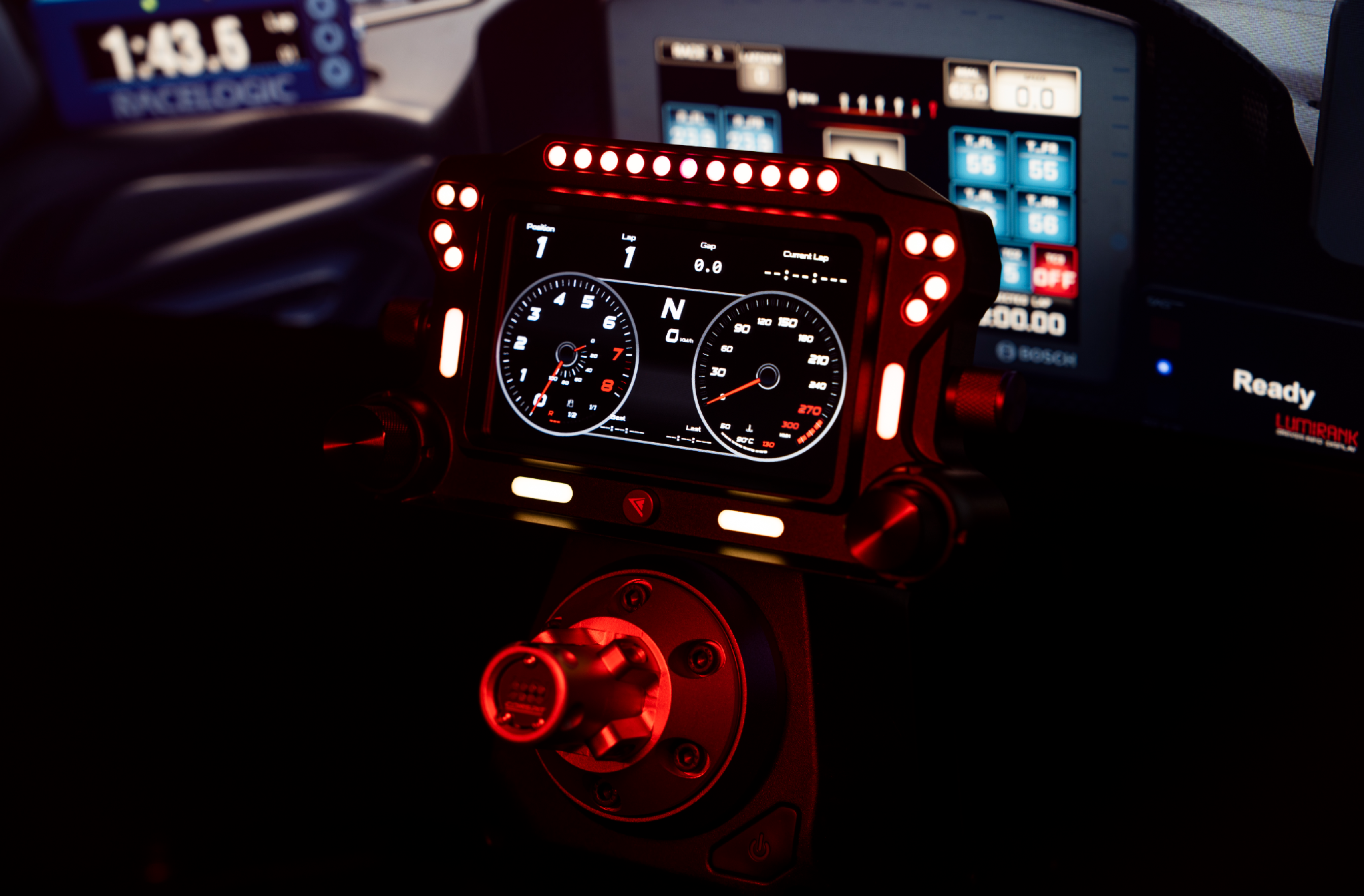 Conspit CSD SimHub Dashboard – 5″ IPS Race Display with RGB Alerts