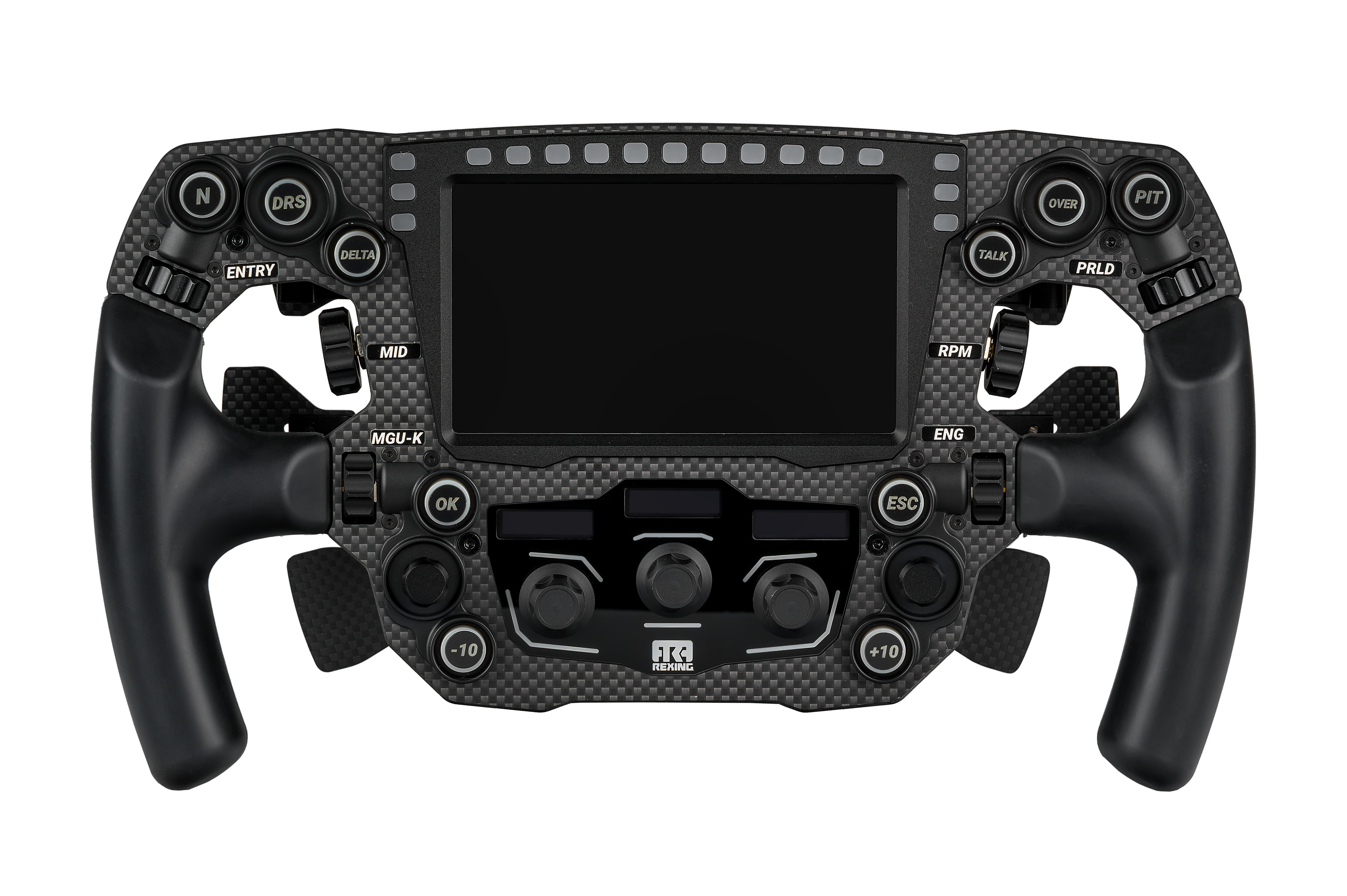 REXING FORMULA MAYARIS 2 CARBON FIBER FORMULA STEERING WHEEL (4 PADDLE VERSION)