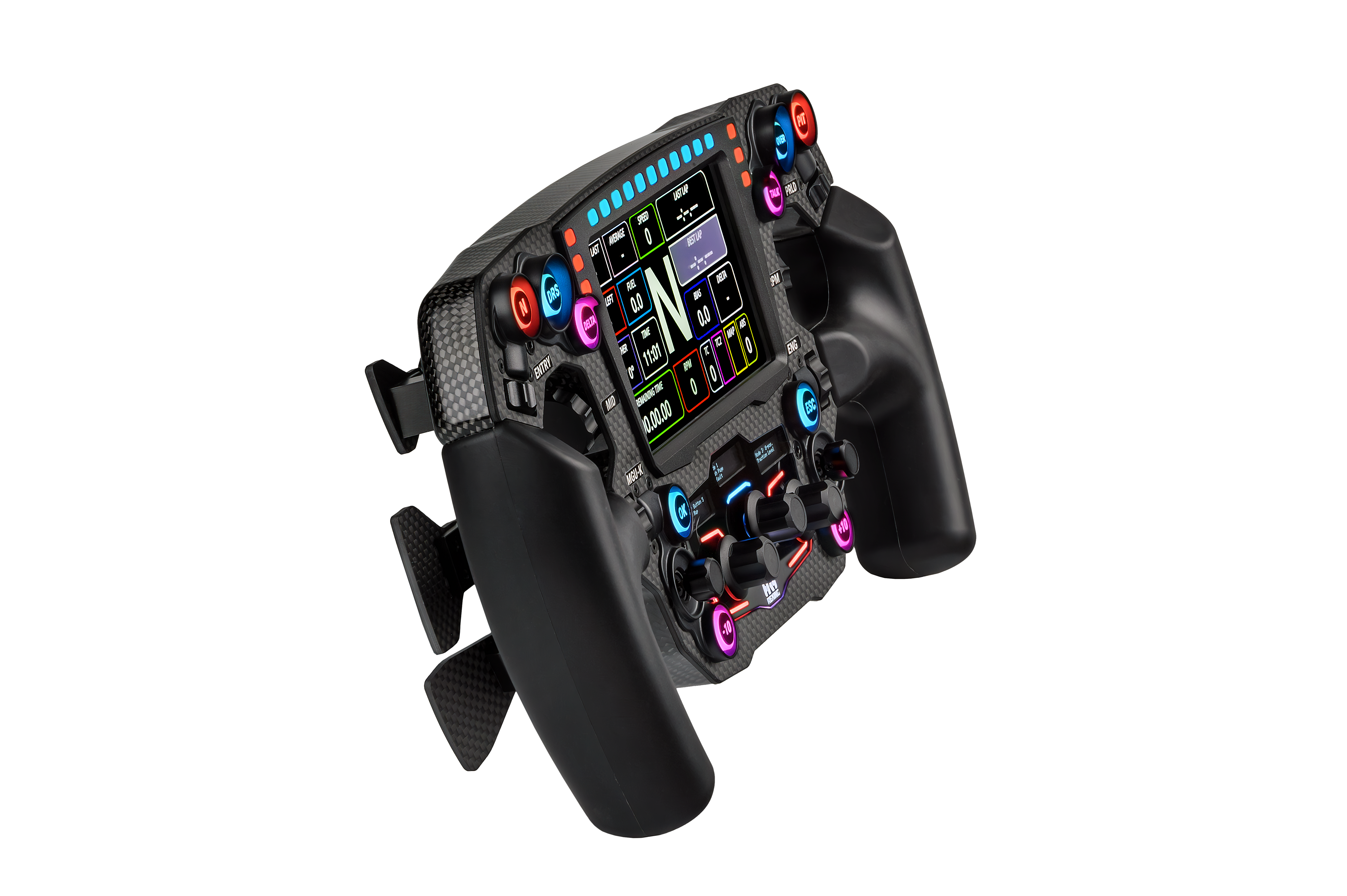 REXING FORMULA MAYARIS 2 CARBON FIBER FORMULA STEERING WHEEL (4 PADDLE VERSION)