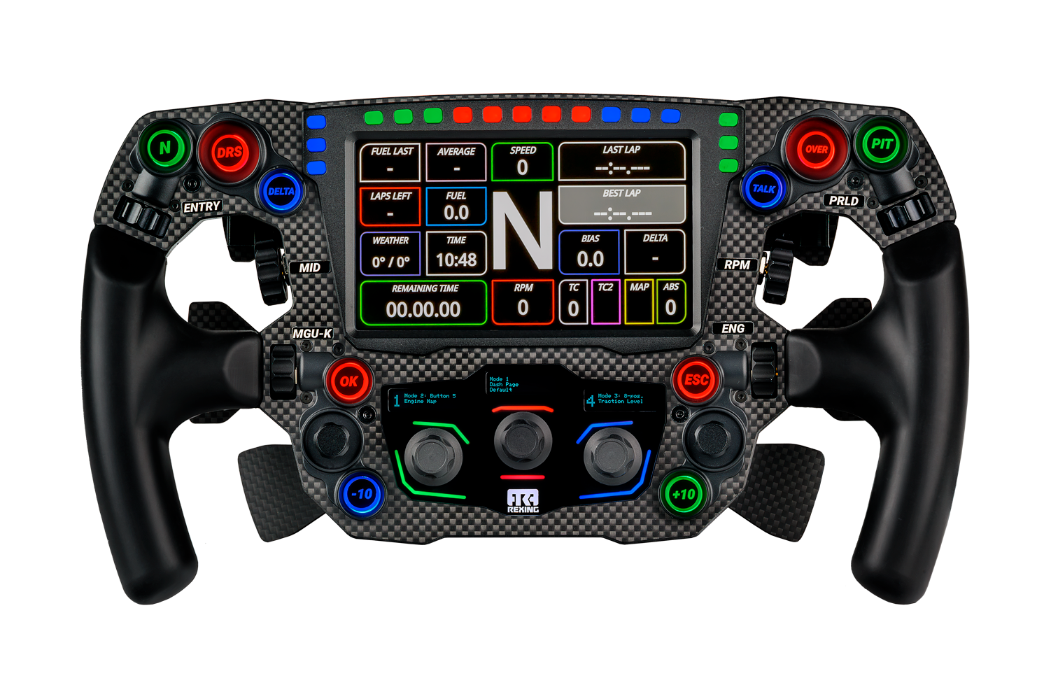 REXING FORMULA MAYARIS 2 CARBON FIBER FORMULA STEERING WHEEL (4 PADDLE VERSION)