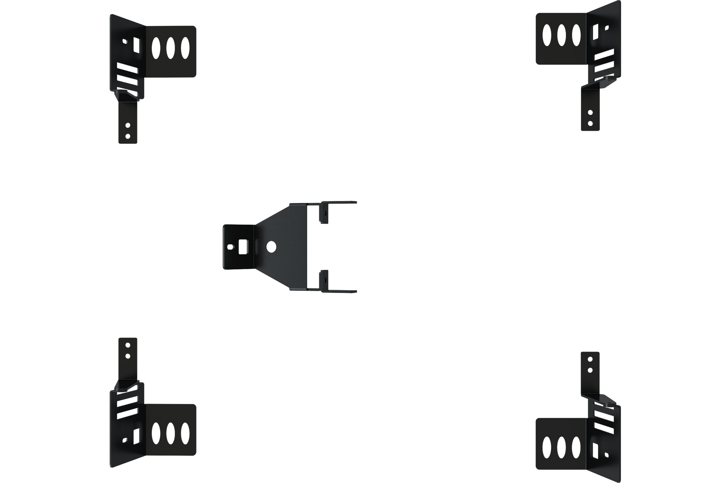 5-Piece Speaker Mount Kit for RS6 Mk2 Onwards and extrusion cockpits