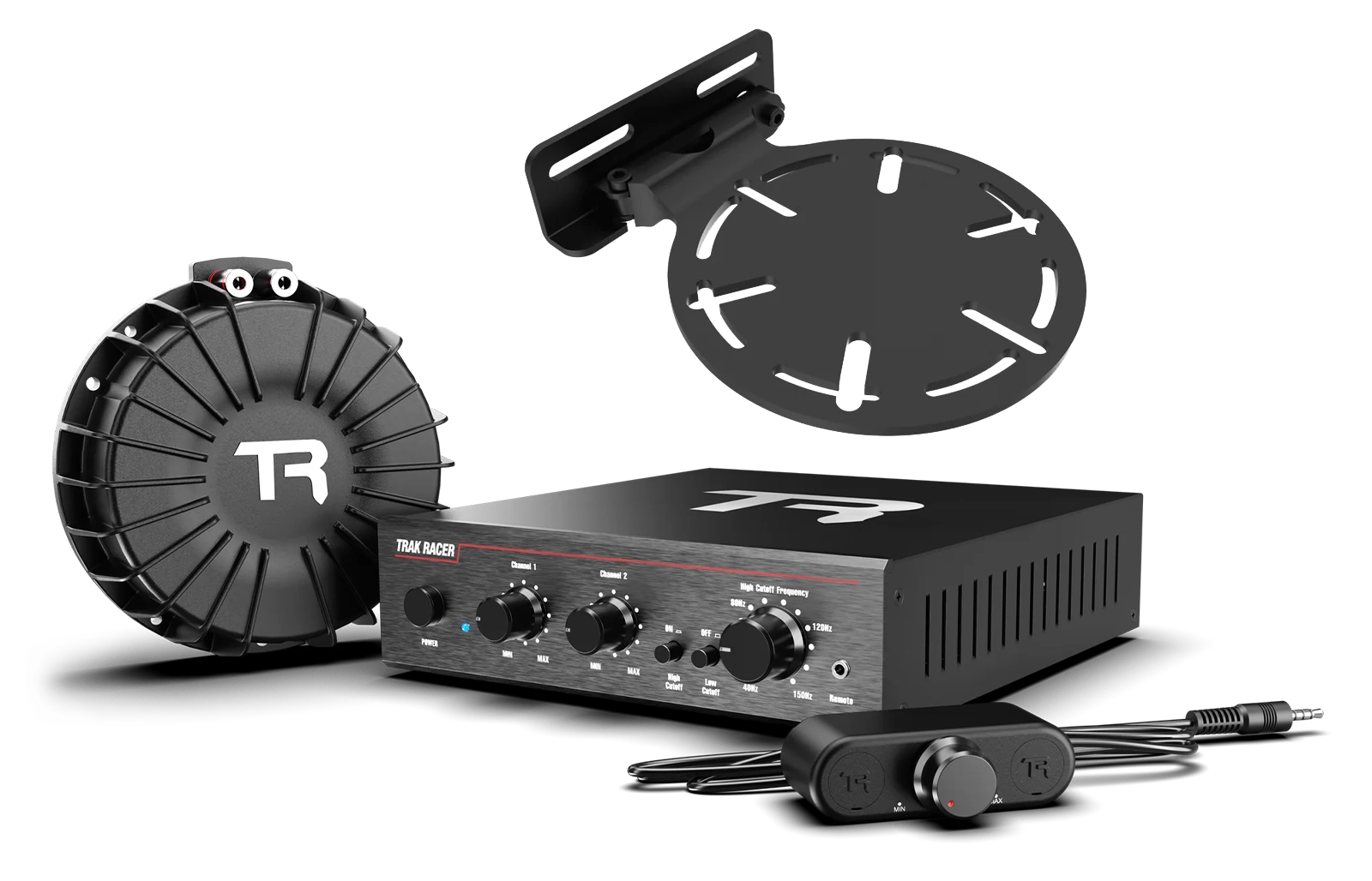 Haptic Bass Shaker Kit with 200W Amp, 100W Shaker and Shaker Mount