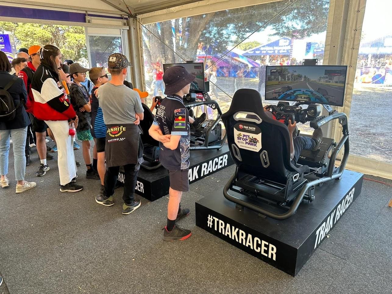 Trak Racer Brings the Race Experience to Fans at the Australian Grand Prix
