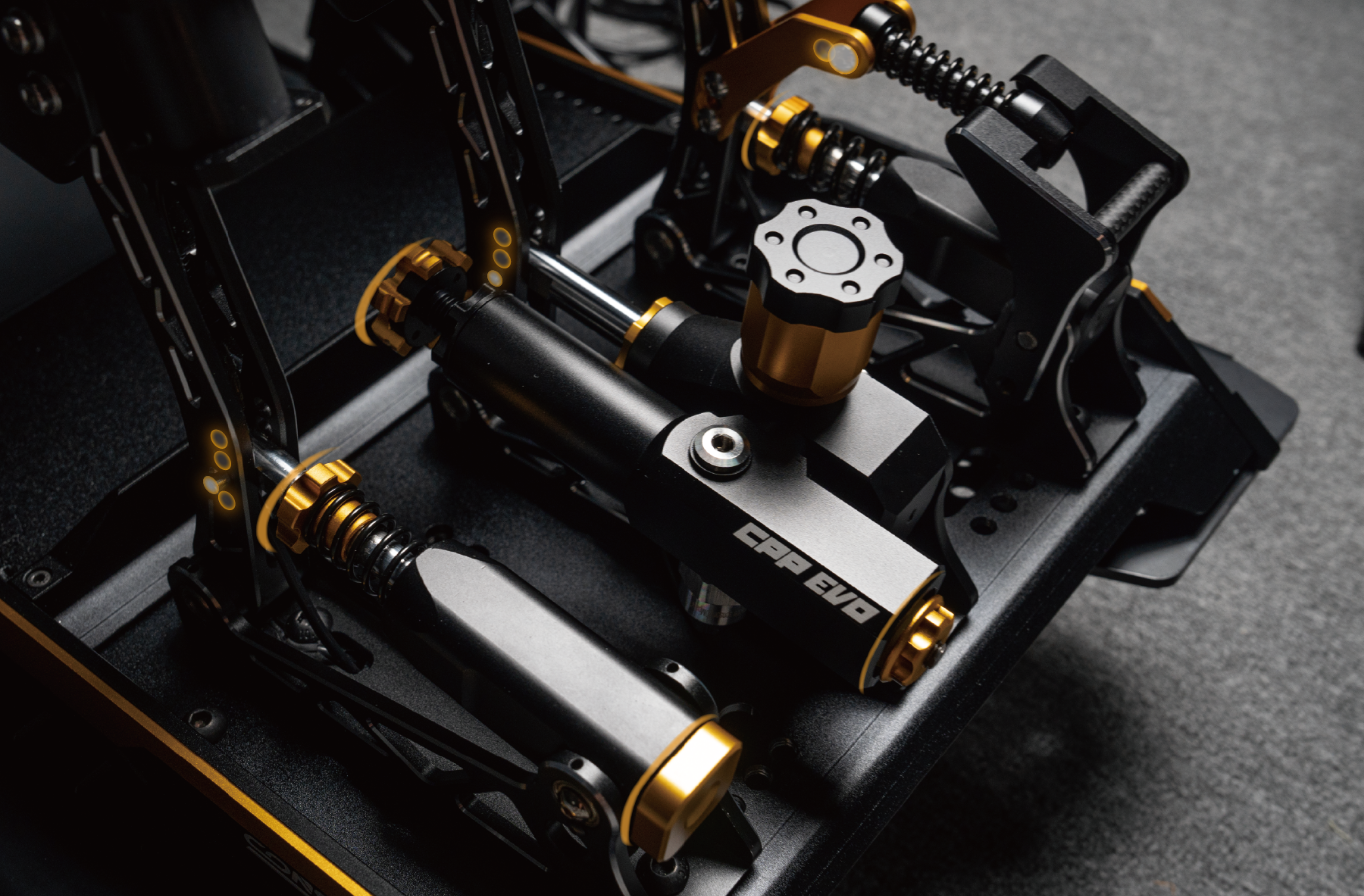 Conspit CPP-EVO 3 Pedal Set – Dual-Stage Hydraulic Sim Racing Pedals