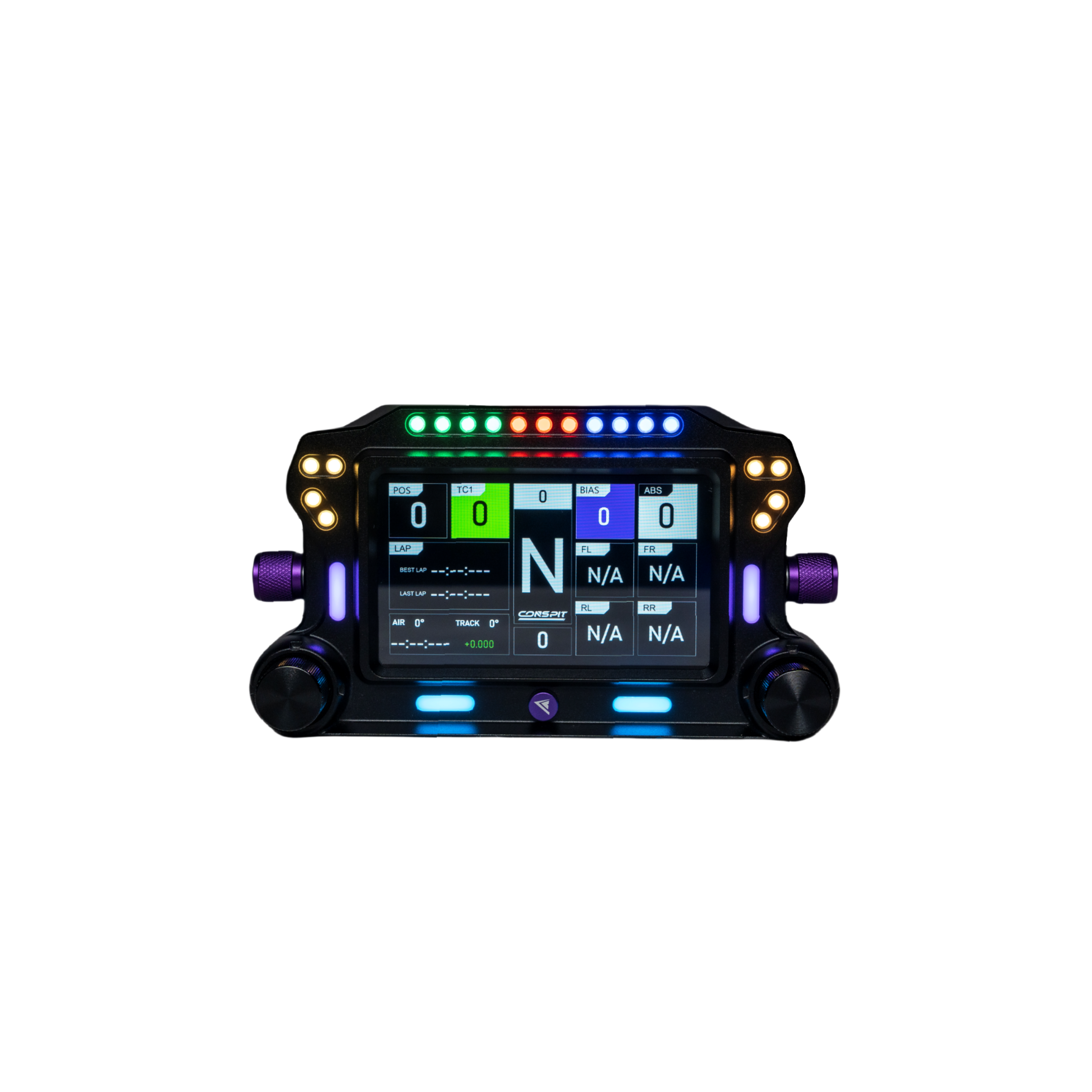 Conspit CSD SimHub Dashboard – 5″ IPS Race Display with RGB Alerts