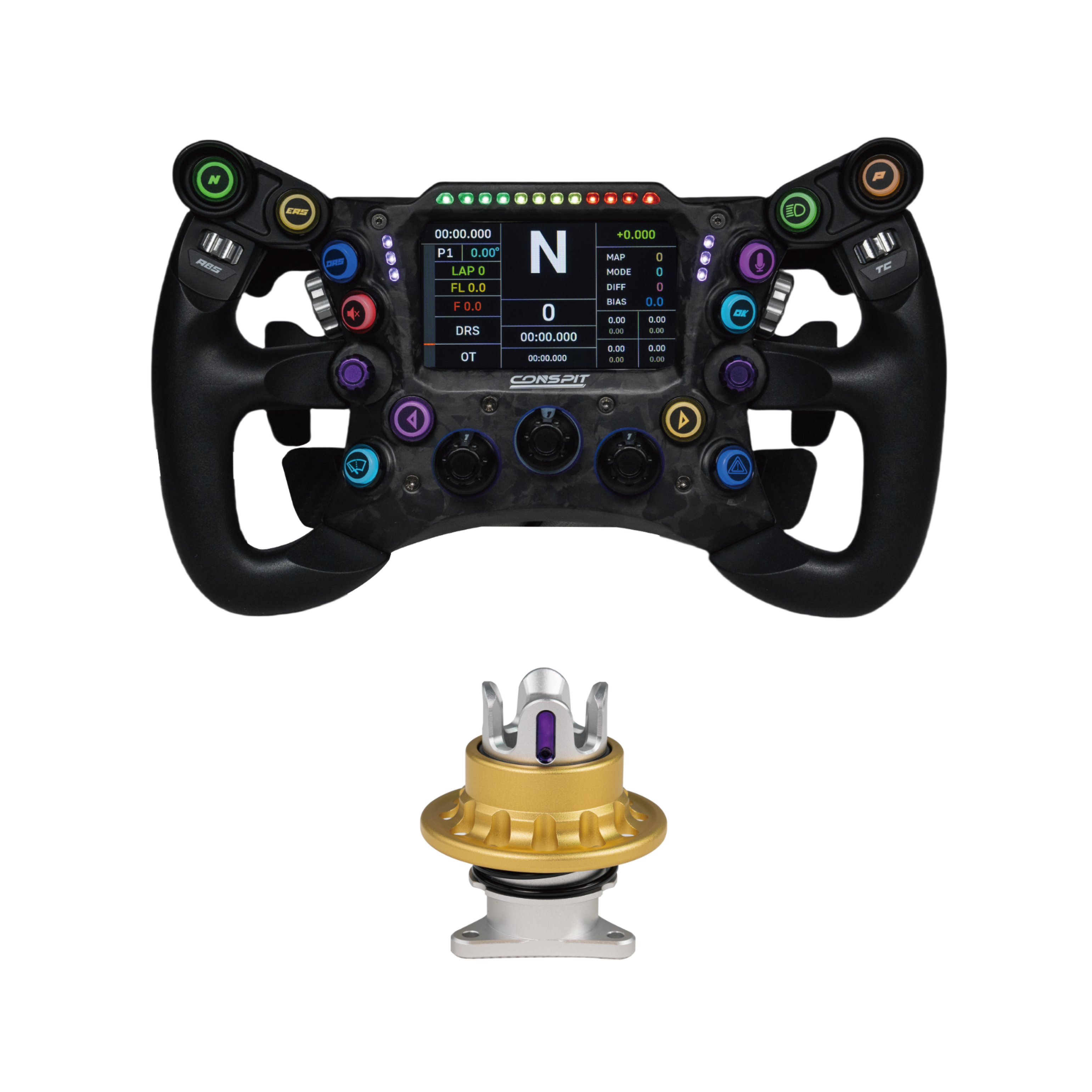 Conspit 290GP Formula Steering Wheel – 3D Ergonomic Formula-Class Wheel