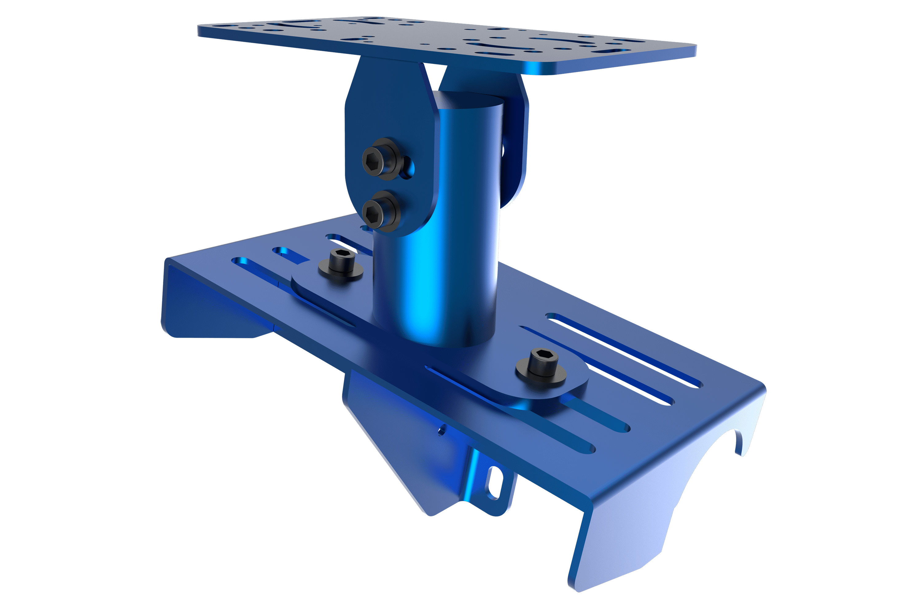 Universal Gear Shifter Mount for Alpine Racing TRX - Blue