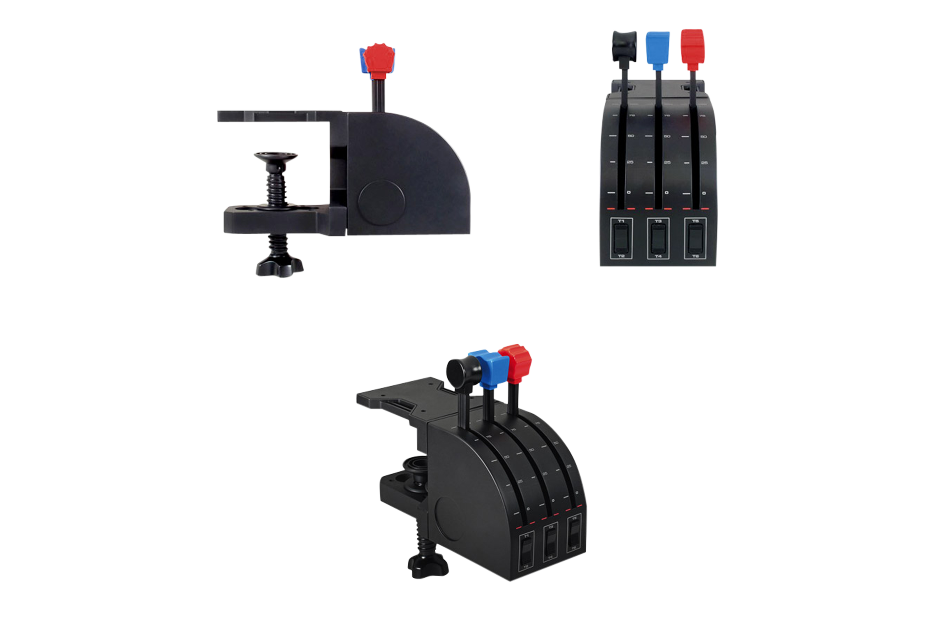 Logitech Flight Simulator Throttle Quadrant for Multi-Engine Aircraft