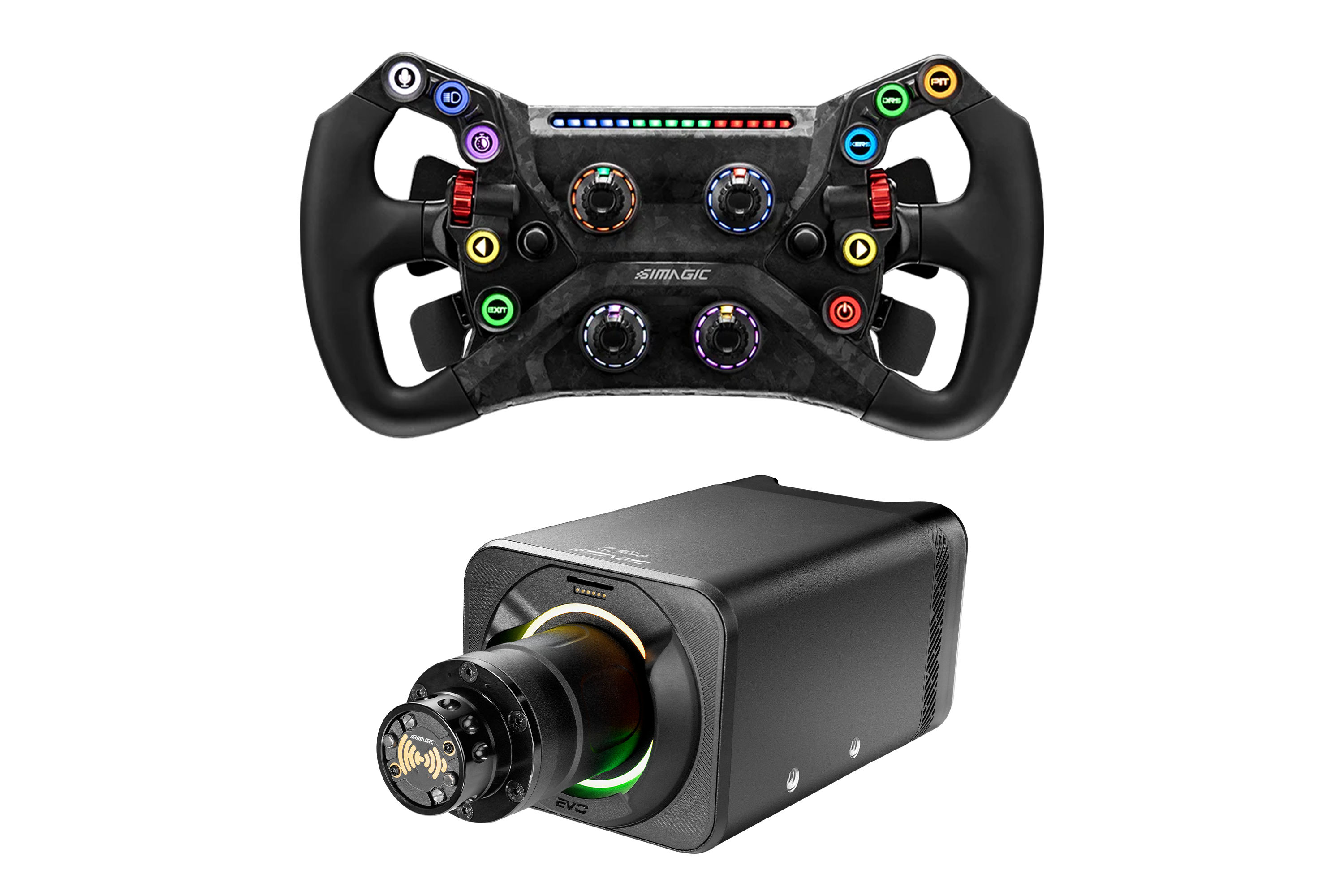 Simagic Alpha EVO Pro 18Nm Wheel Base & GT NEO Steering Wheel Bundle
