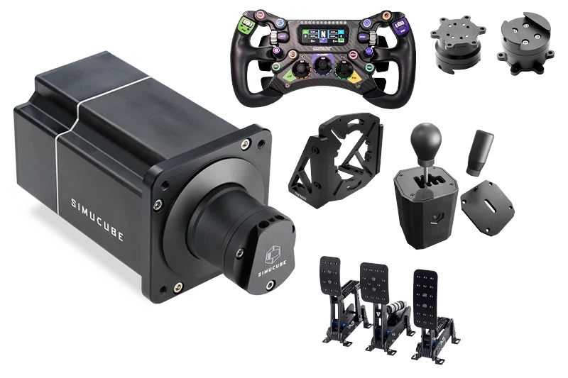 Bundle - Wheelbase, Wheel, Pedal Set and Sequential/H-Pattern Shifter
