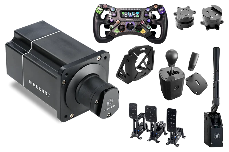 Bundle - Wheelbase, Wheel, Pedal Set, Shifter and Handbrake