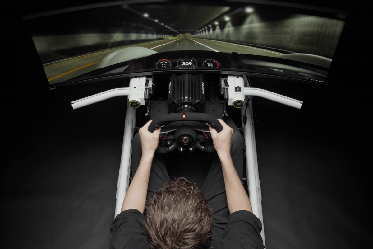 FANATEC CSL ELITE STEERING WHEEL PORSCHE VISION GT