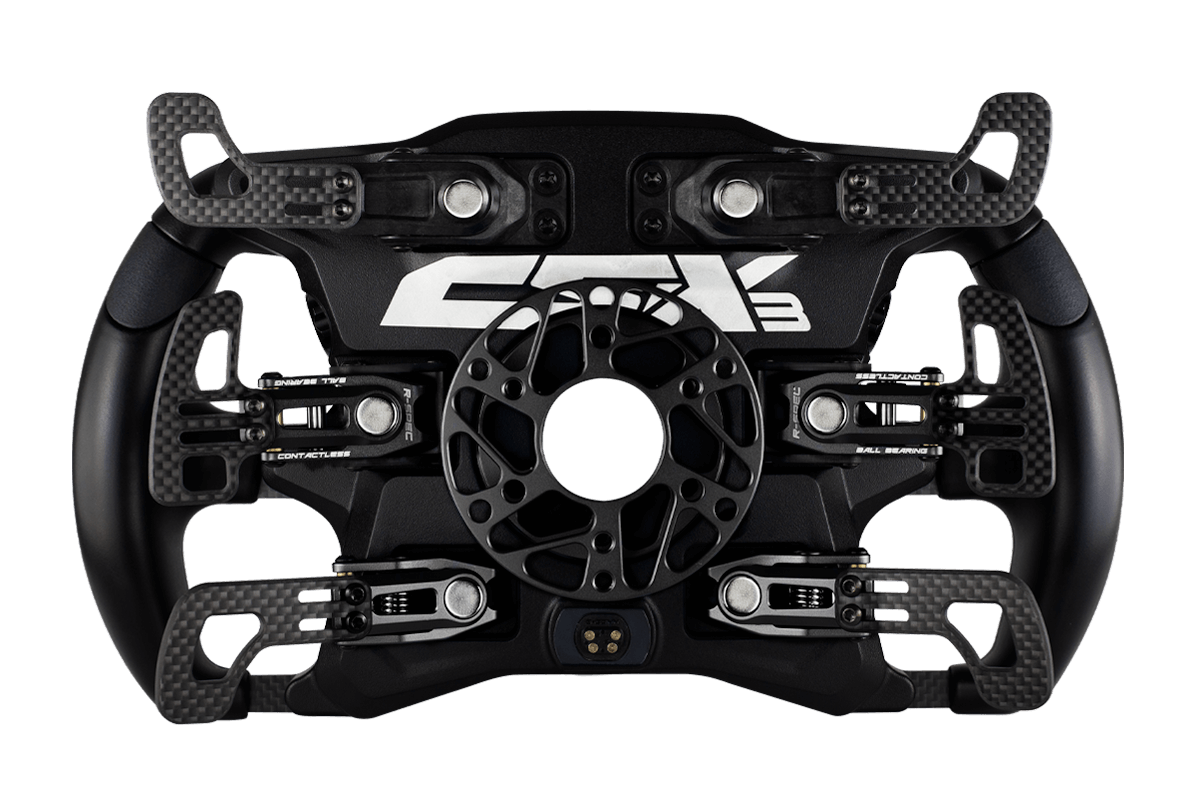 Cube CSX-3 Formula Sim Racing Steering Wheel - 6 Paddles / Black