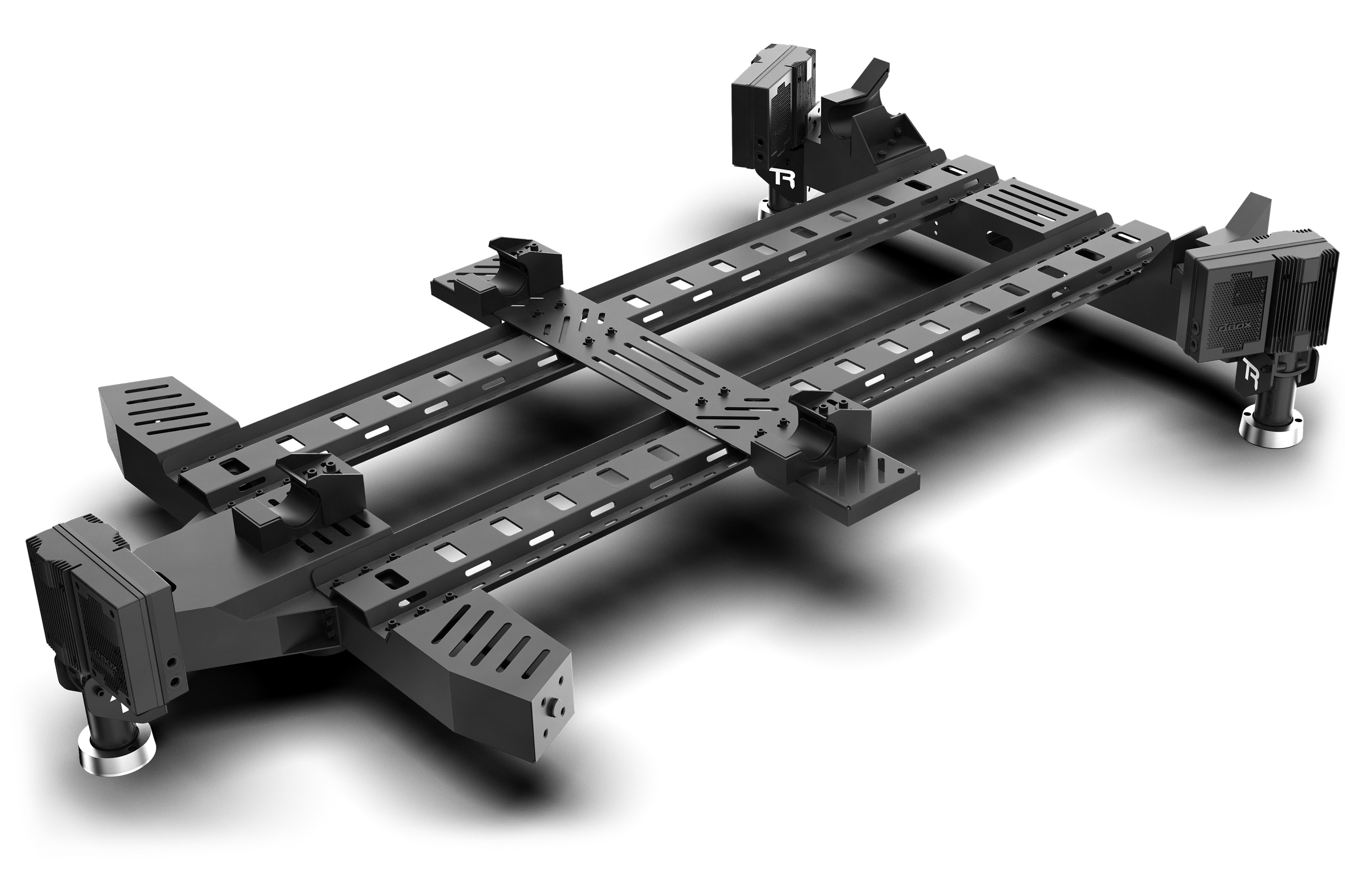 Motion System with 3 motors/actuators and Motion Sim Base