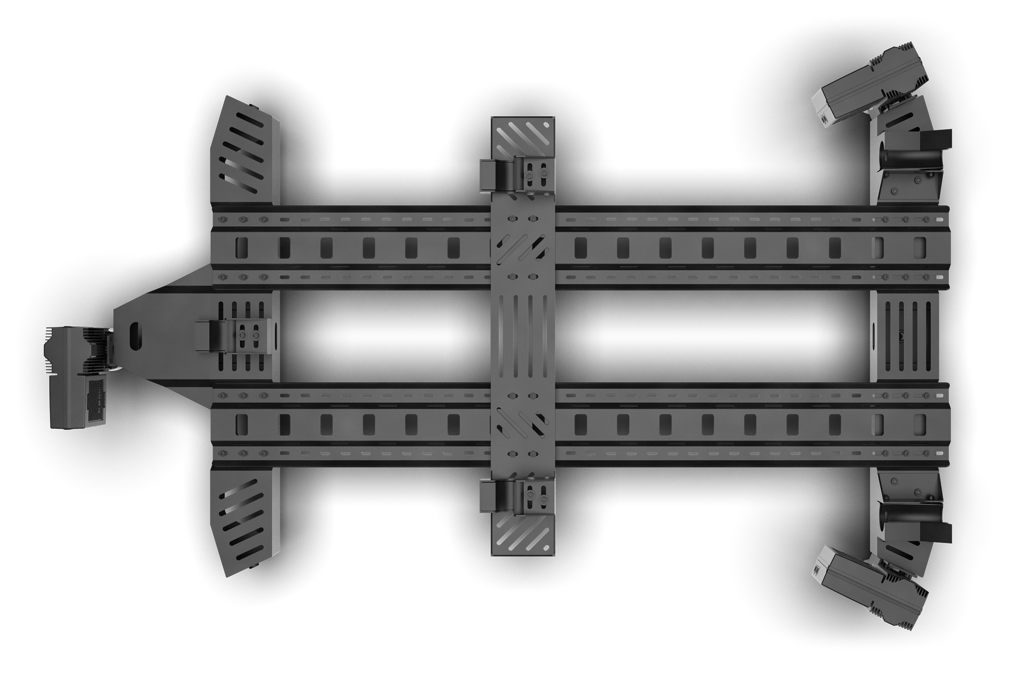 Motion System with 3 motors/actuators and Motion Sim Base