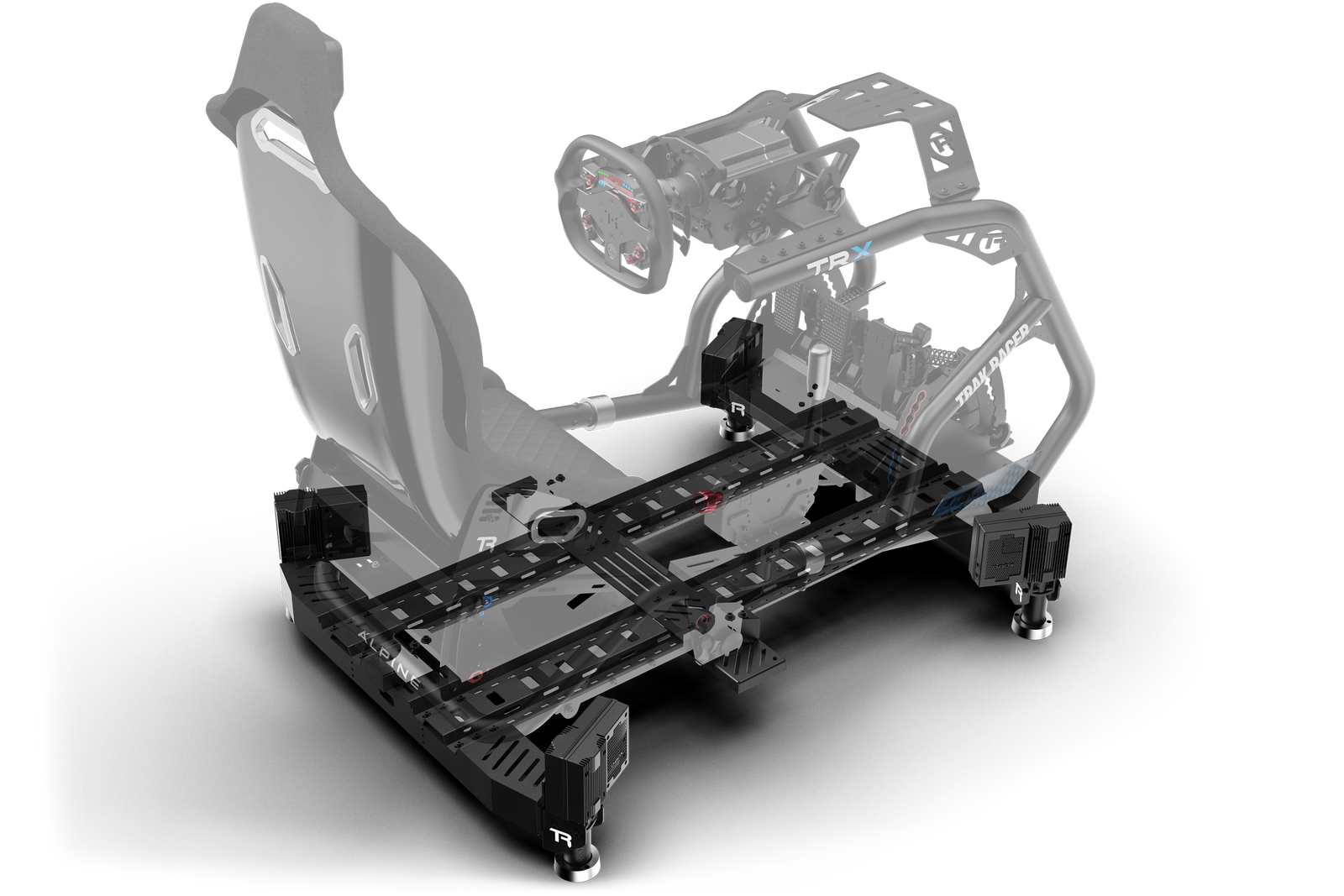 Motion System with 4 motors/actuators and Motion Sim Base