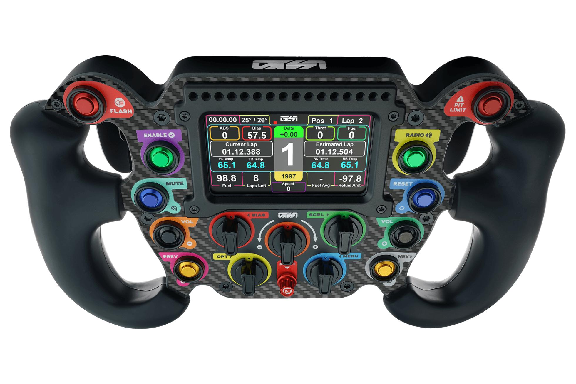 GOMEZ GSI Formula Pro Elite "Prime" DC Sim Racing Steering Wheel (Dual clutch)