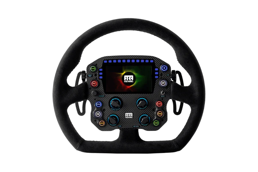 Bundle - Simucube 2 Pro R2 Wheelbase and Rexing Carbon Fiber GT Steering Wheel for PC