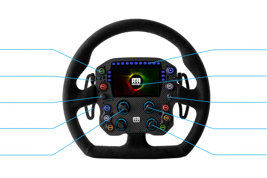 Bundle - Simucube 2 Pro R2 Wheelbase and Rexing Carbon Fiber GT Steering Wheel for PC