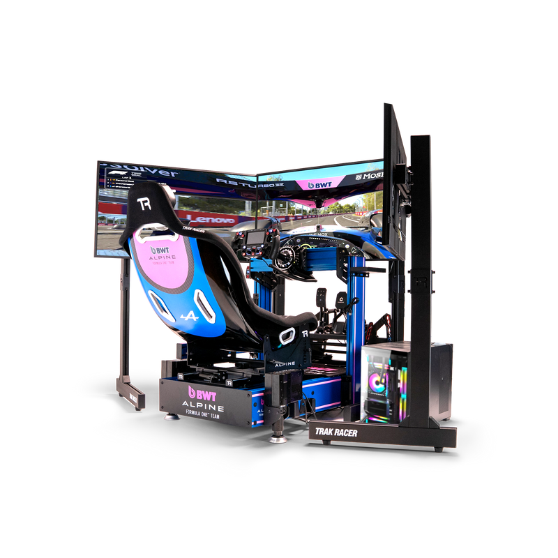 ALPINE TRA + MOTION + PC + HARNESS + TENSIONER + 3 ACTIVE PEDALS + WHEEL + MONITOR + SEAT