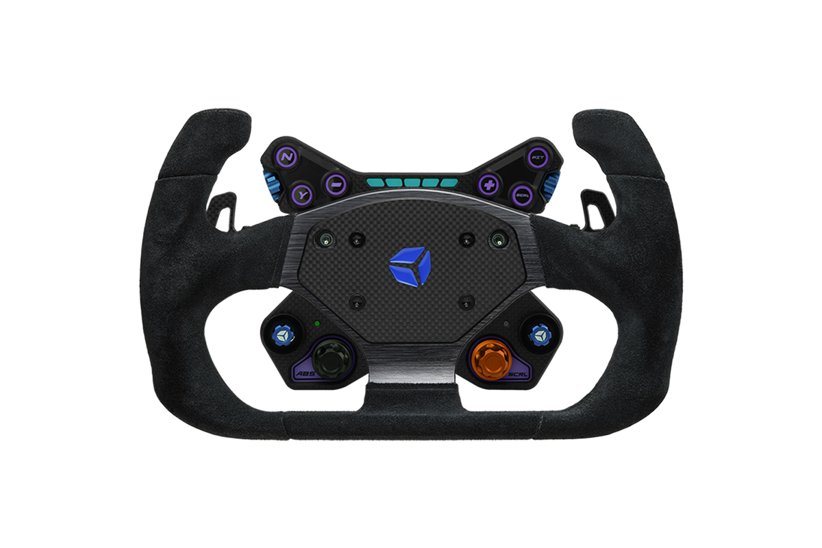 Cube Controls GT Pro V2 Zero Suede | Sim Racing Steering Wheel