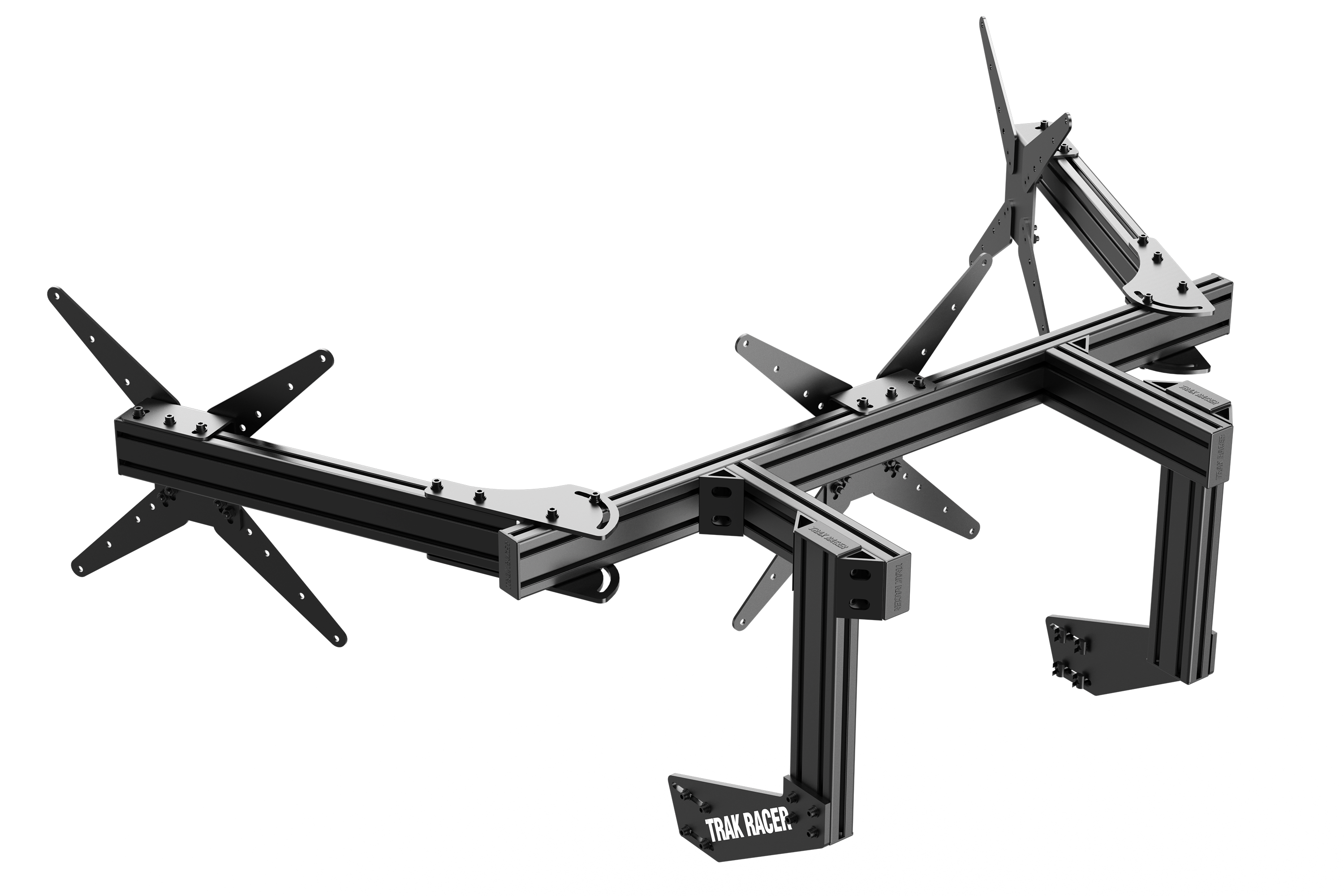 Large Cockpit-Mounted Triple Monitor Mount - 1200mm / 47.25" Wide