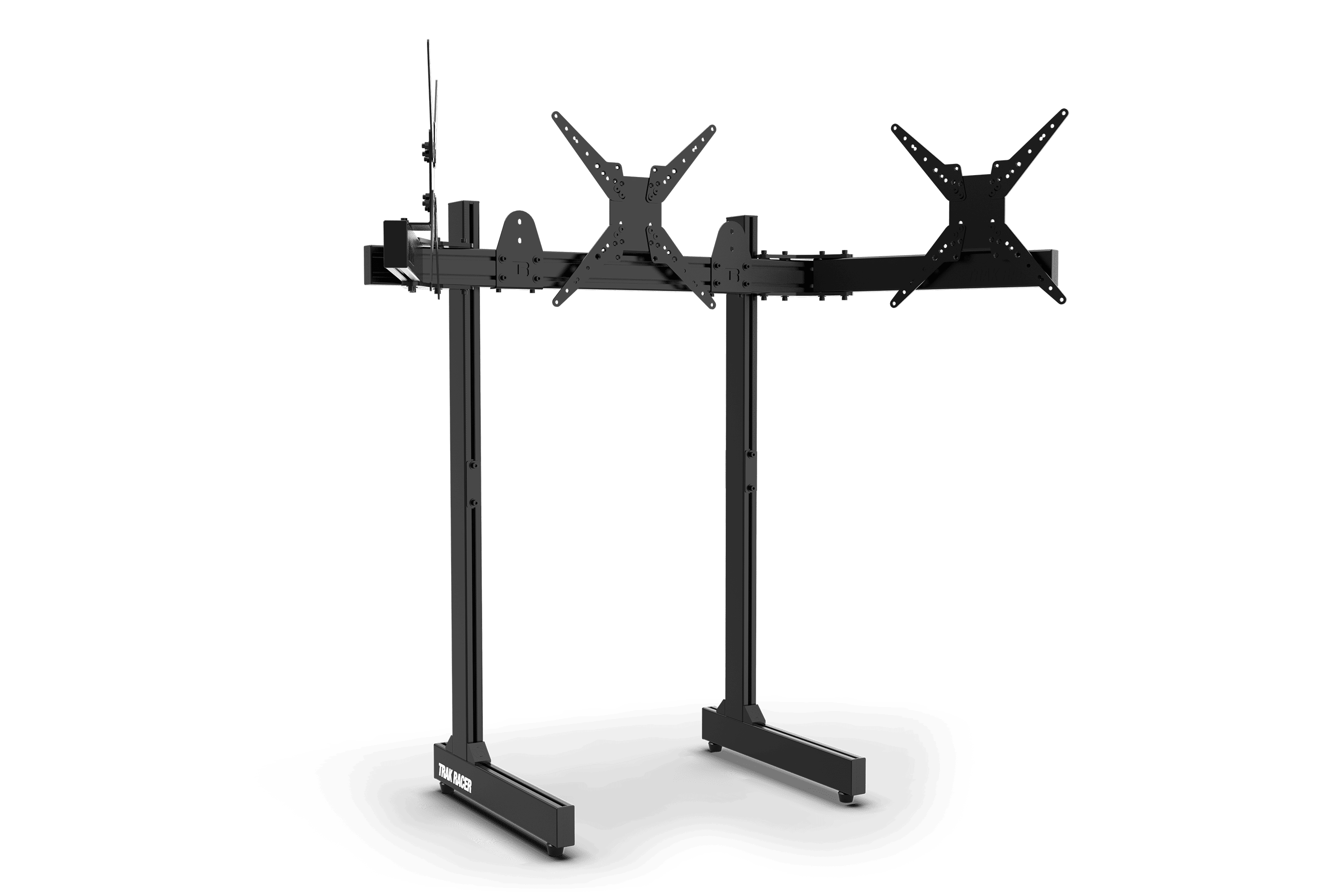 Small Freestanding Triple Monitor Stand - 800mm / 31.5" Wide