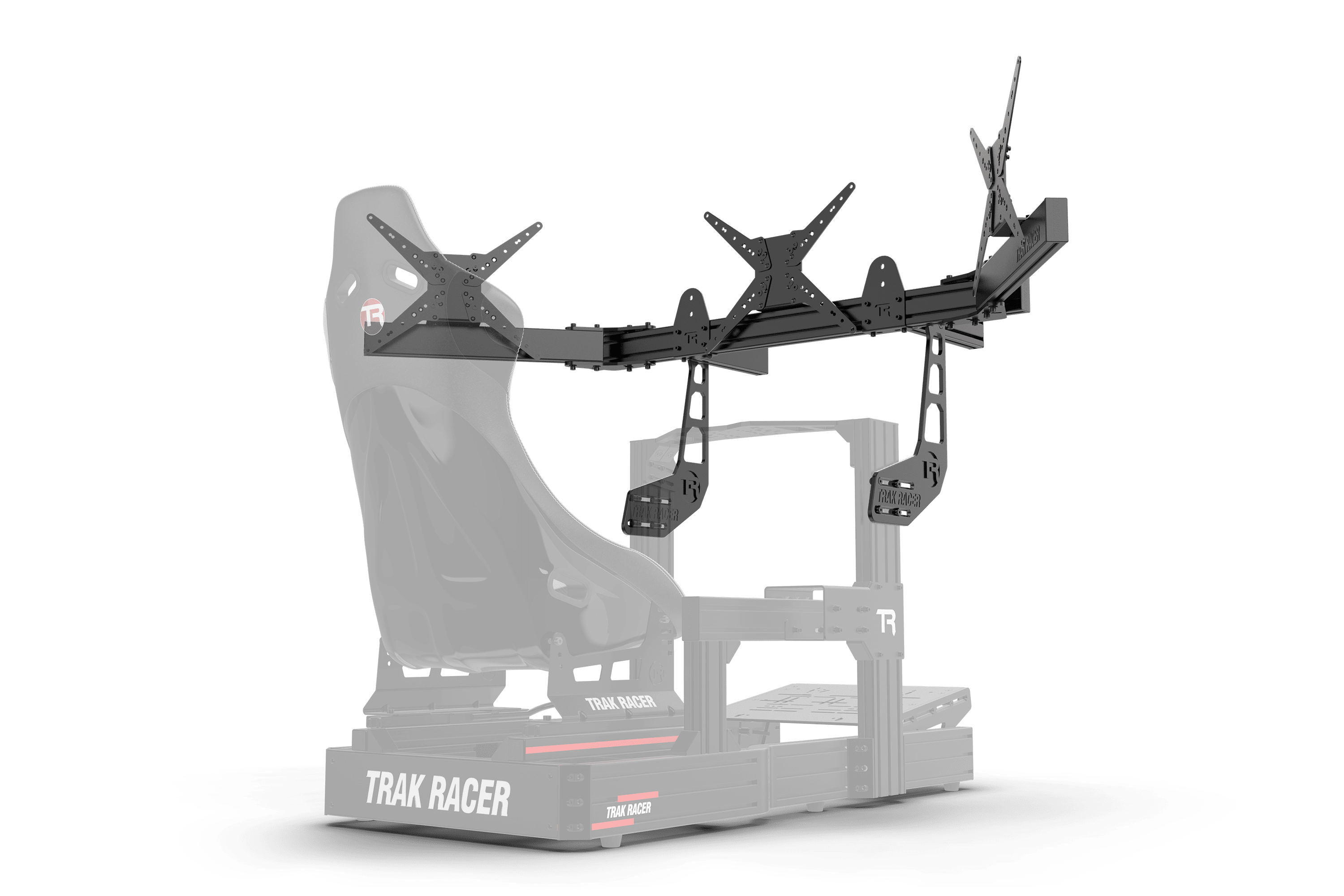 Large Cockpit-Mounted Triple Monitor Mount - 1200mm / 47.25" Wide