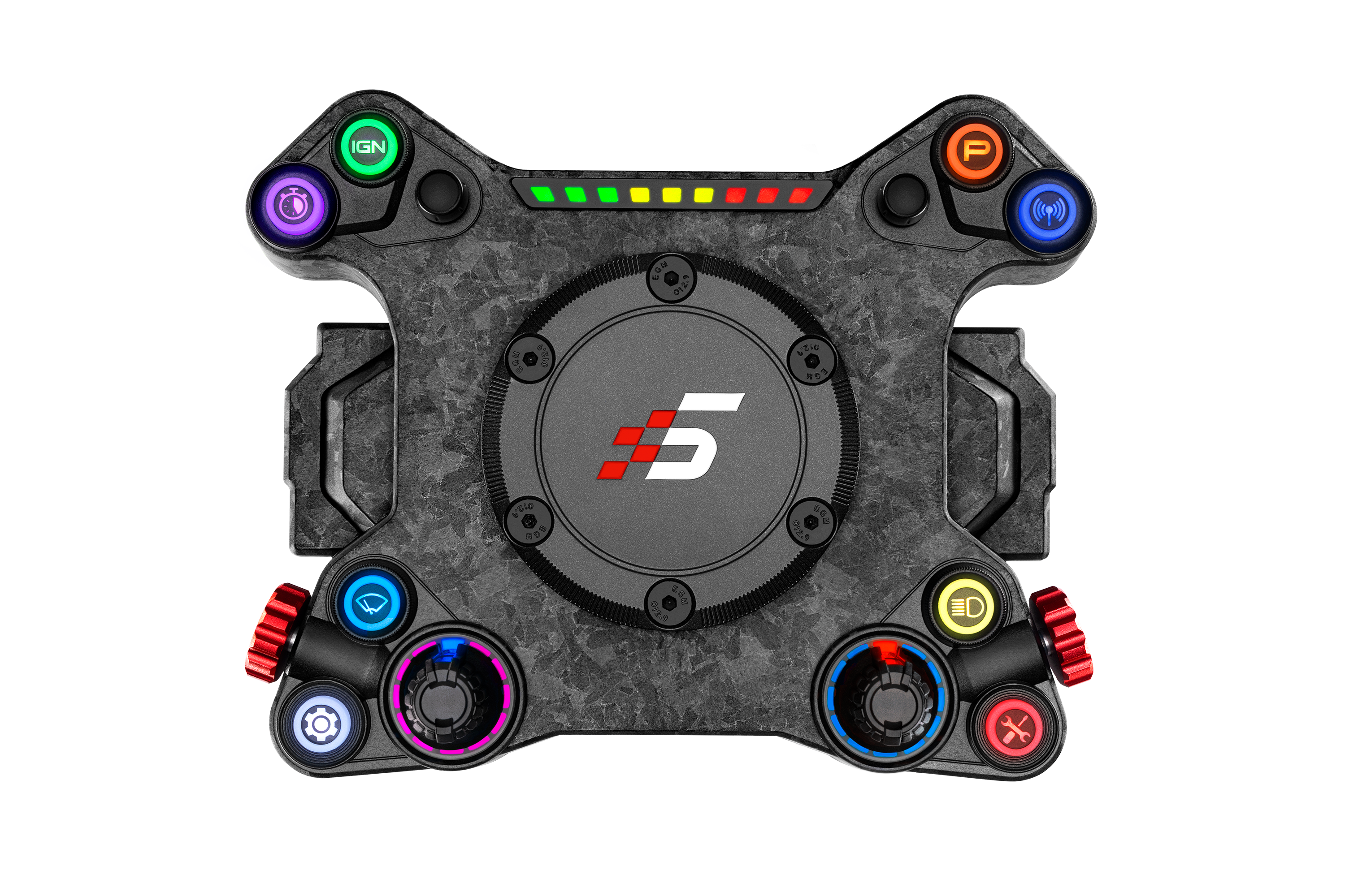 Simagic NEO X Hub with Alpha EVO Pro 18nm Wheel Base and Leather Steering Wheel