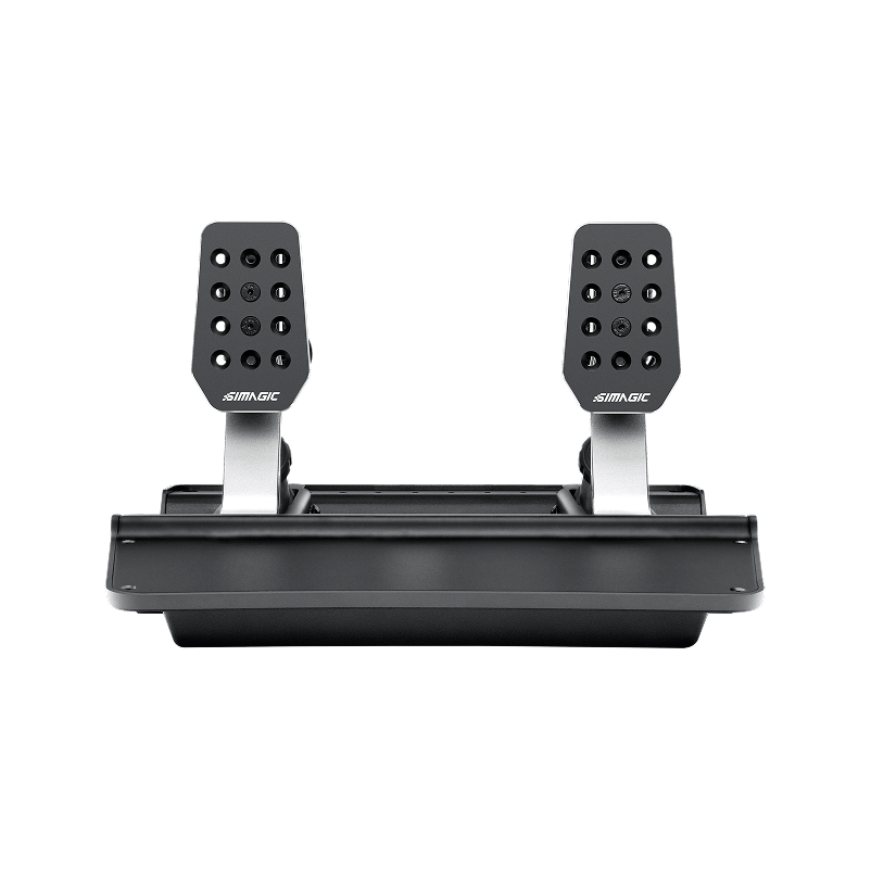 Simagic P500-2 Dual-Sensor 2-Pedal Set – Load Cell & Hall Brake, Fully Adjustable Throttle