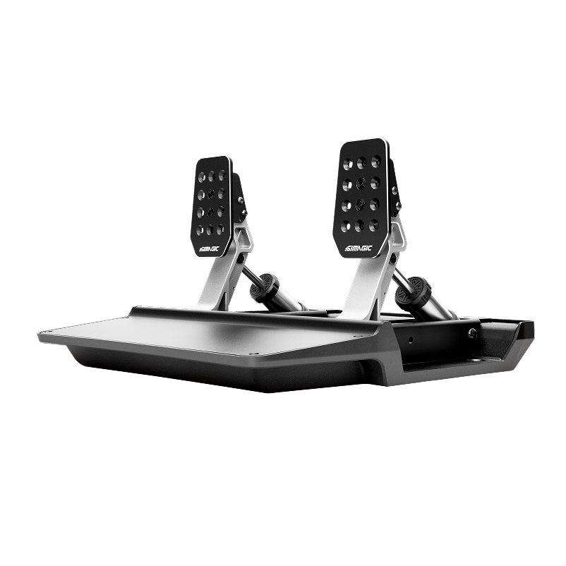 Simagic P500-2 Dual-Sensor 2-Pedal Set – Load Cell & Hall Brake, Fully Adjustable Throttle