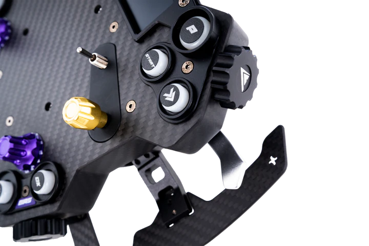 Conspit H.AO Hub with Wheel – Full Carbon Fiber Race Hub with Display & RGB Controls