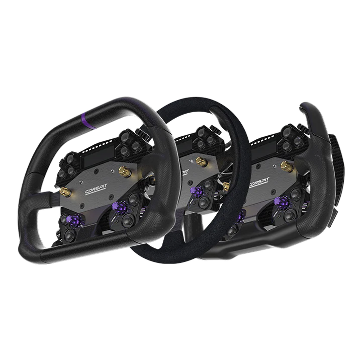 Conspit H.AO Hub – Full Carbon Fiber Race Hub with Display and RGB Controls