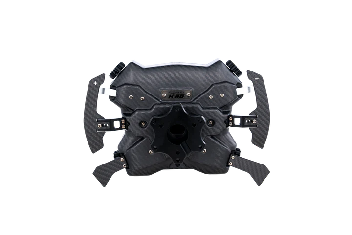 Conspit H.AO Hub with Wheel – Full Carbon Fiber Race Hub with Display & RGB Controls