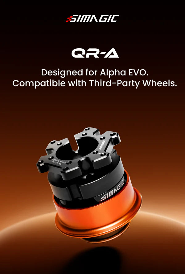 Simagic Alpha EVO USB Quick Release (QR-A) SRM Adapted