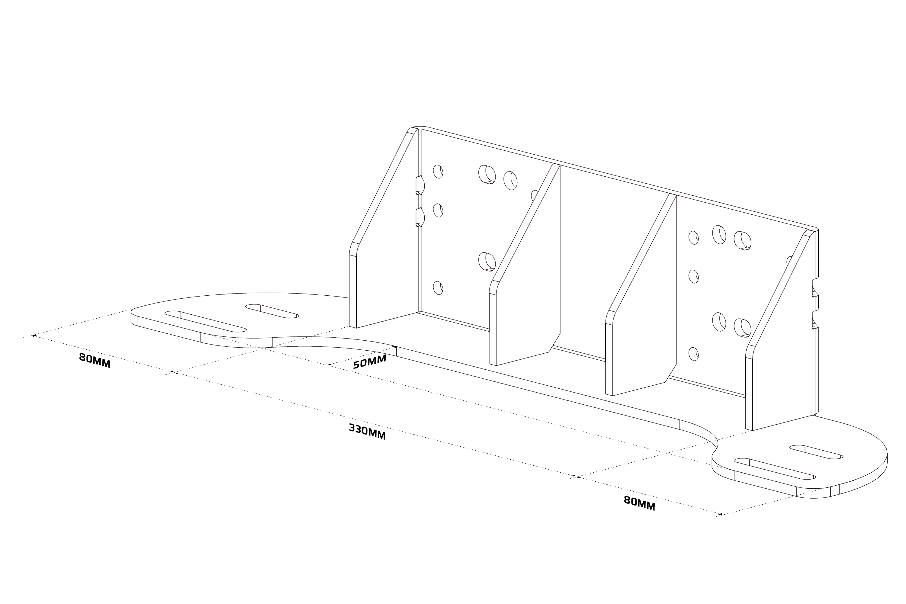 Qubic Seat Belt Tensioner with Universal Bracket - for Trak Racer and Non-Trak Racer Cockpits