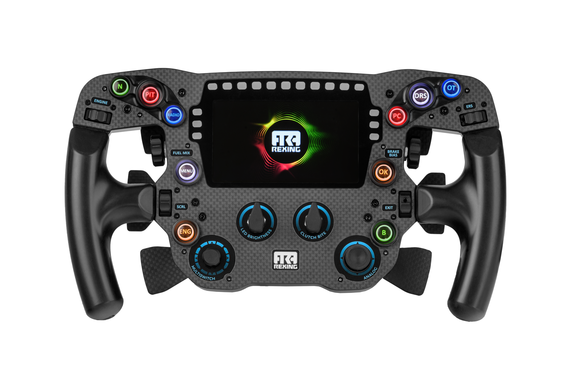 REXING FORMULA "MAYARIS" CARBON FIBER FORMULA STEERING WHEEL