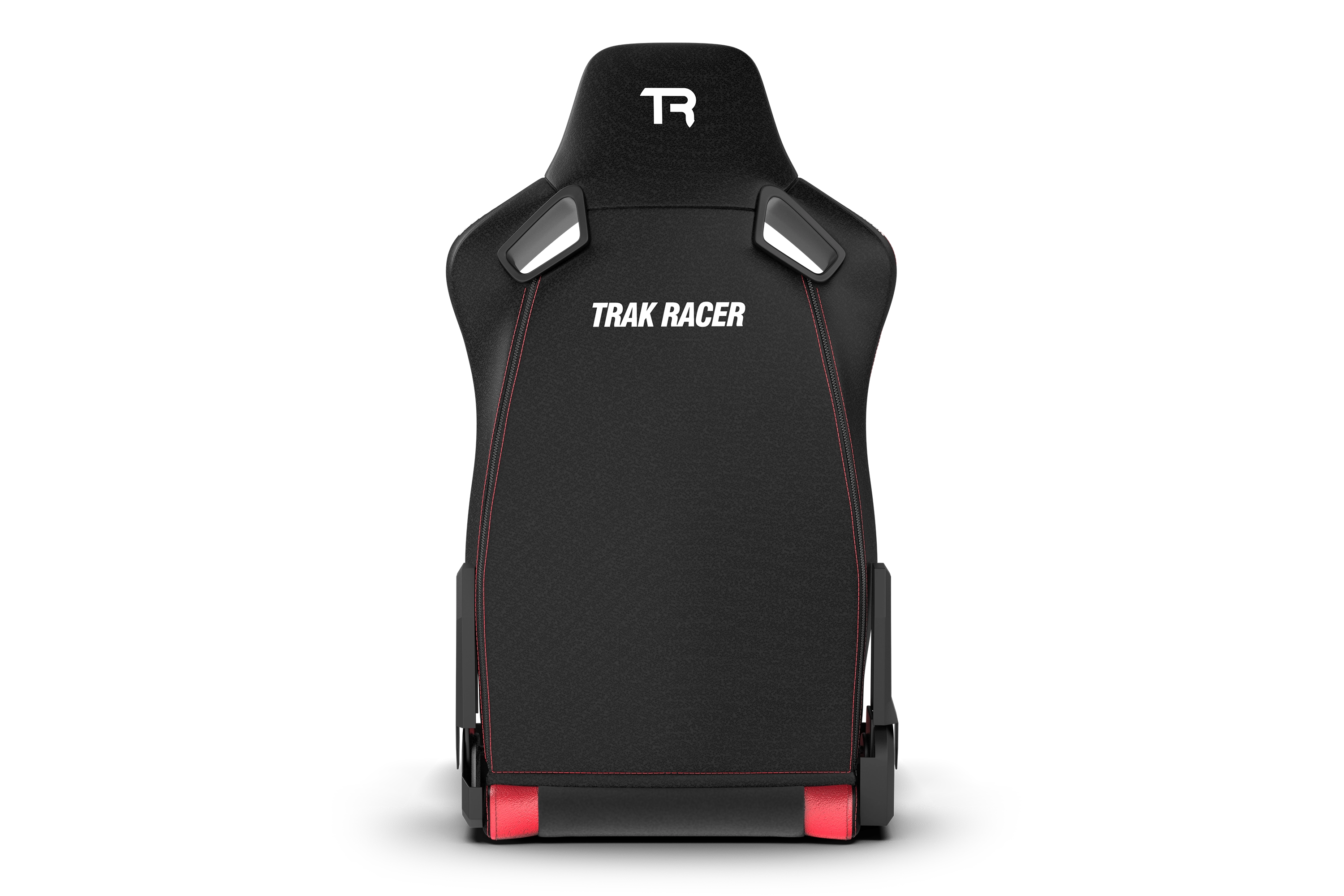 RE2 Recliner Sim Racing Seat – Premium Leather/Alcantara – Black and Red