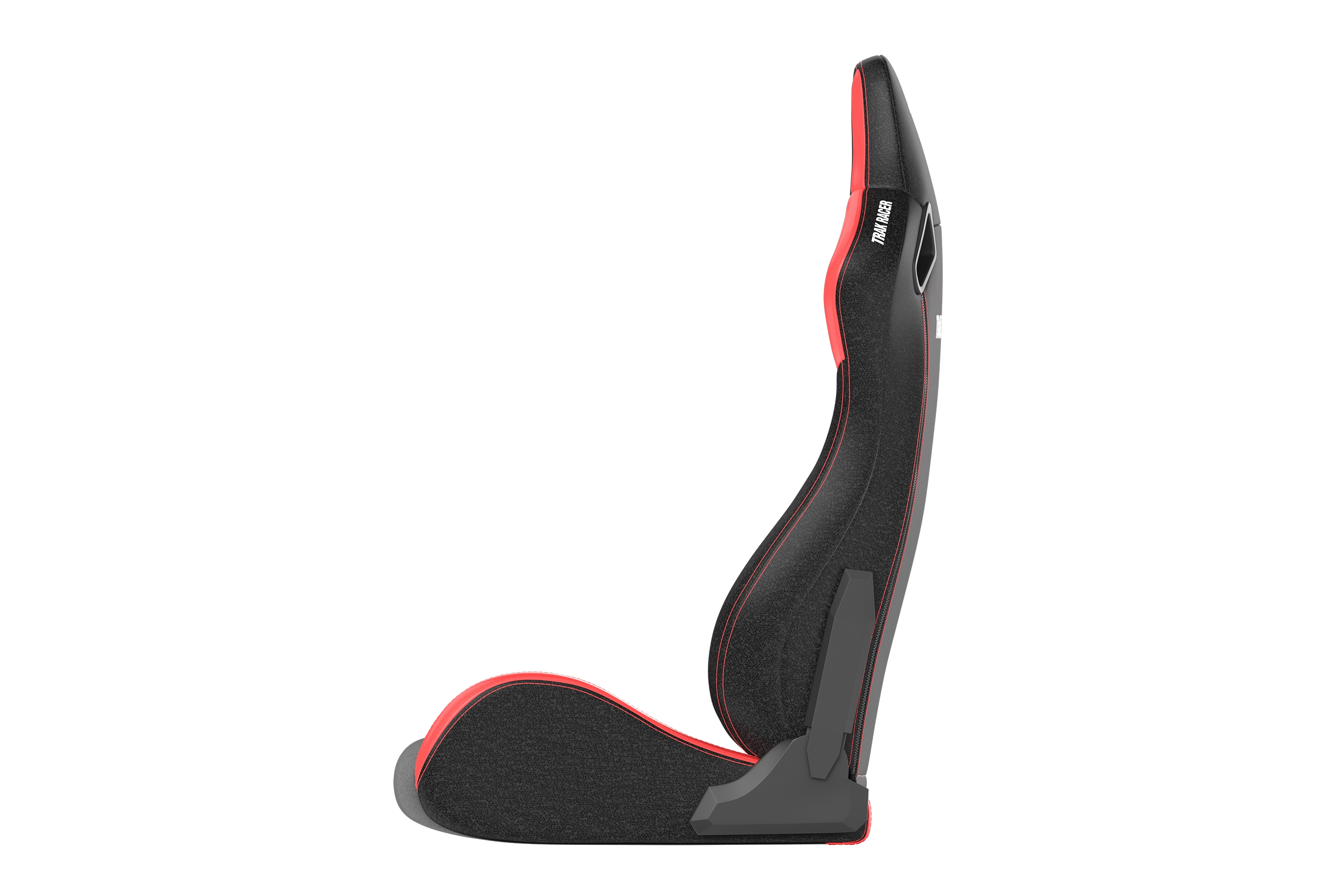 RE2 Recliner Sim Racing Seat – Premium Leather/Alcantara – Black and Red