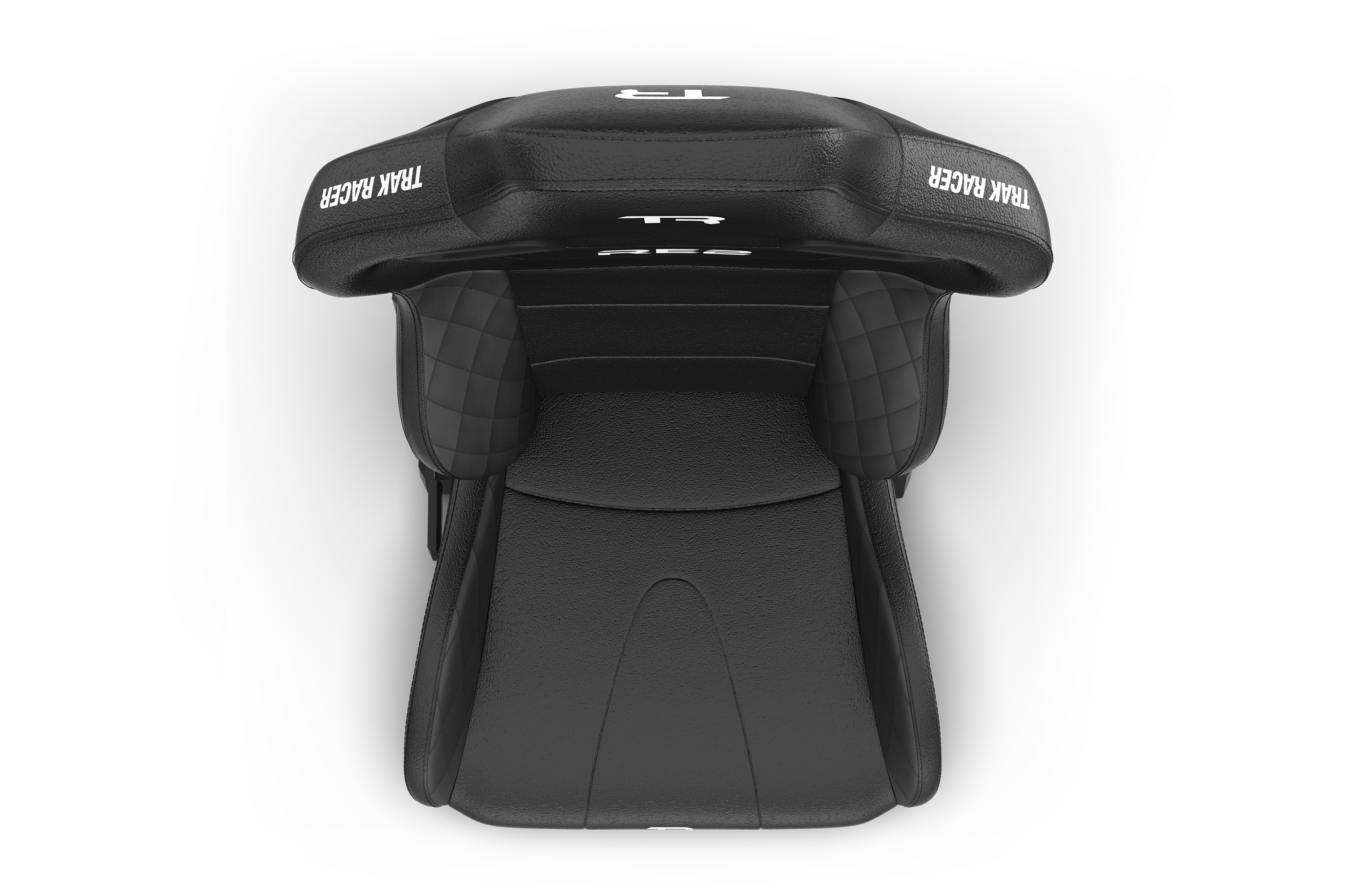 RE2 Recliner Sim Racing Seat – Premium Diamond-Stitched Leather-Style – Black