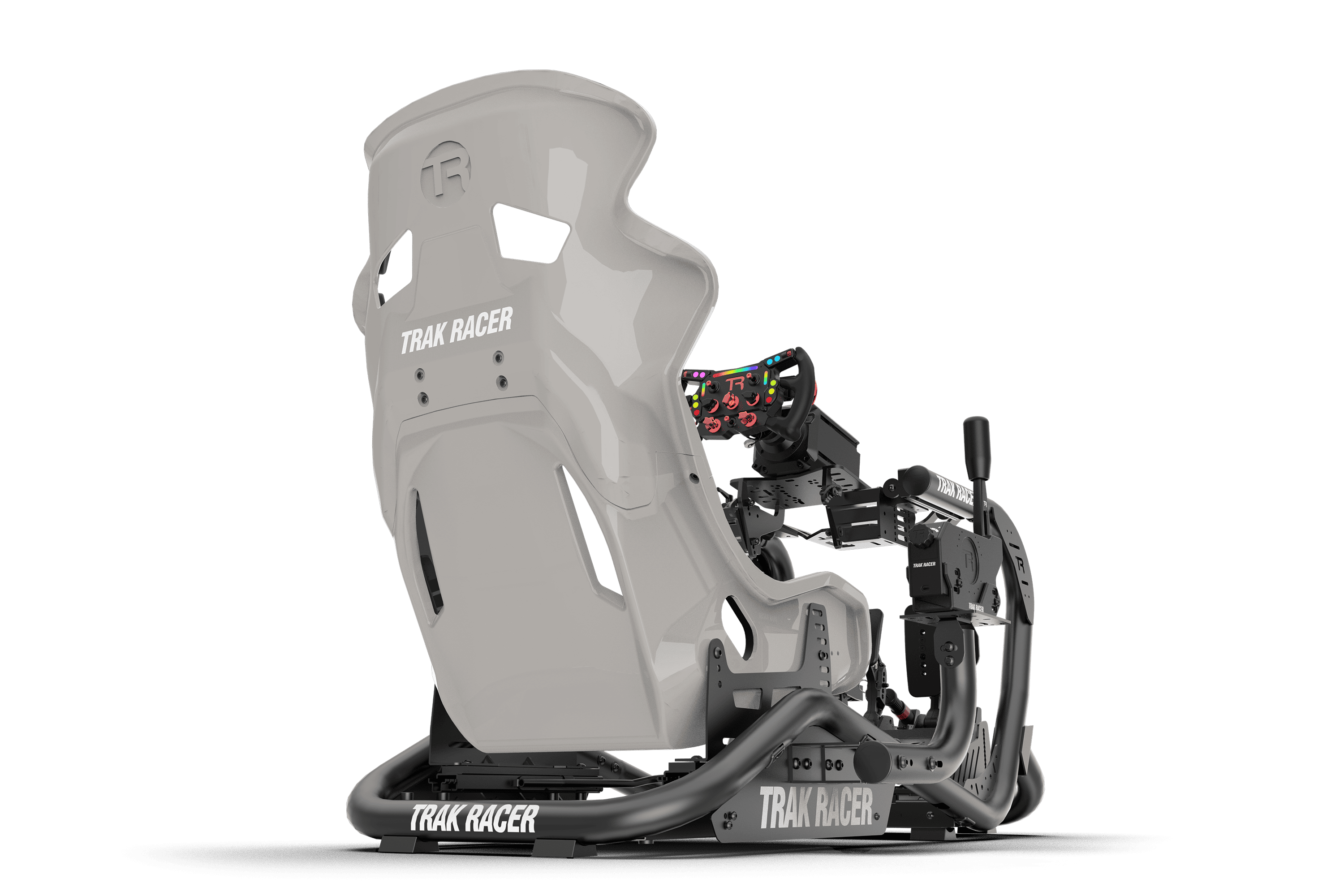 Grey GT Style TR Series Fiberglass Seat