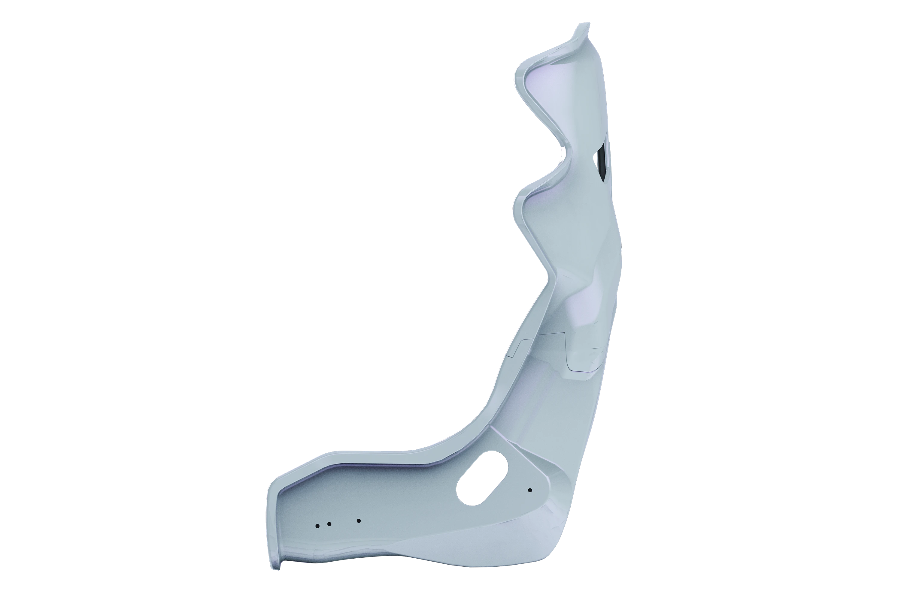 Pearl Blue GT Style TR Series Fiberglass Seat