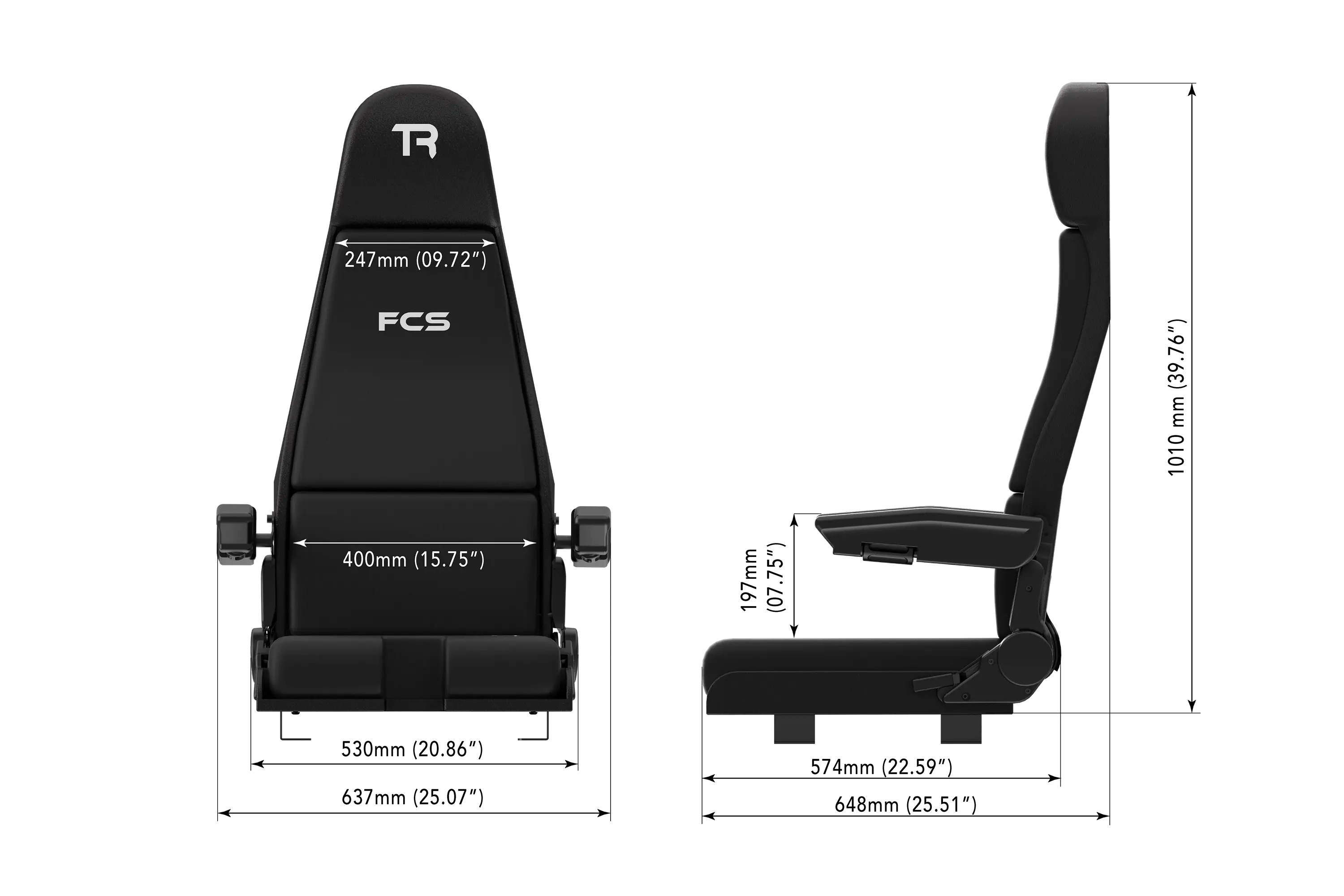 FCS Flight Simulator Control Seat