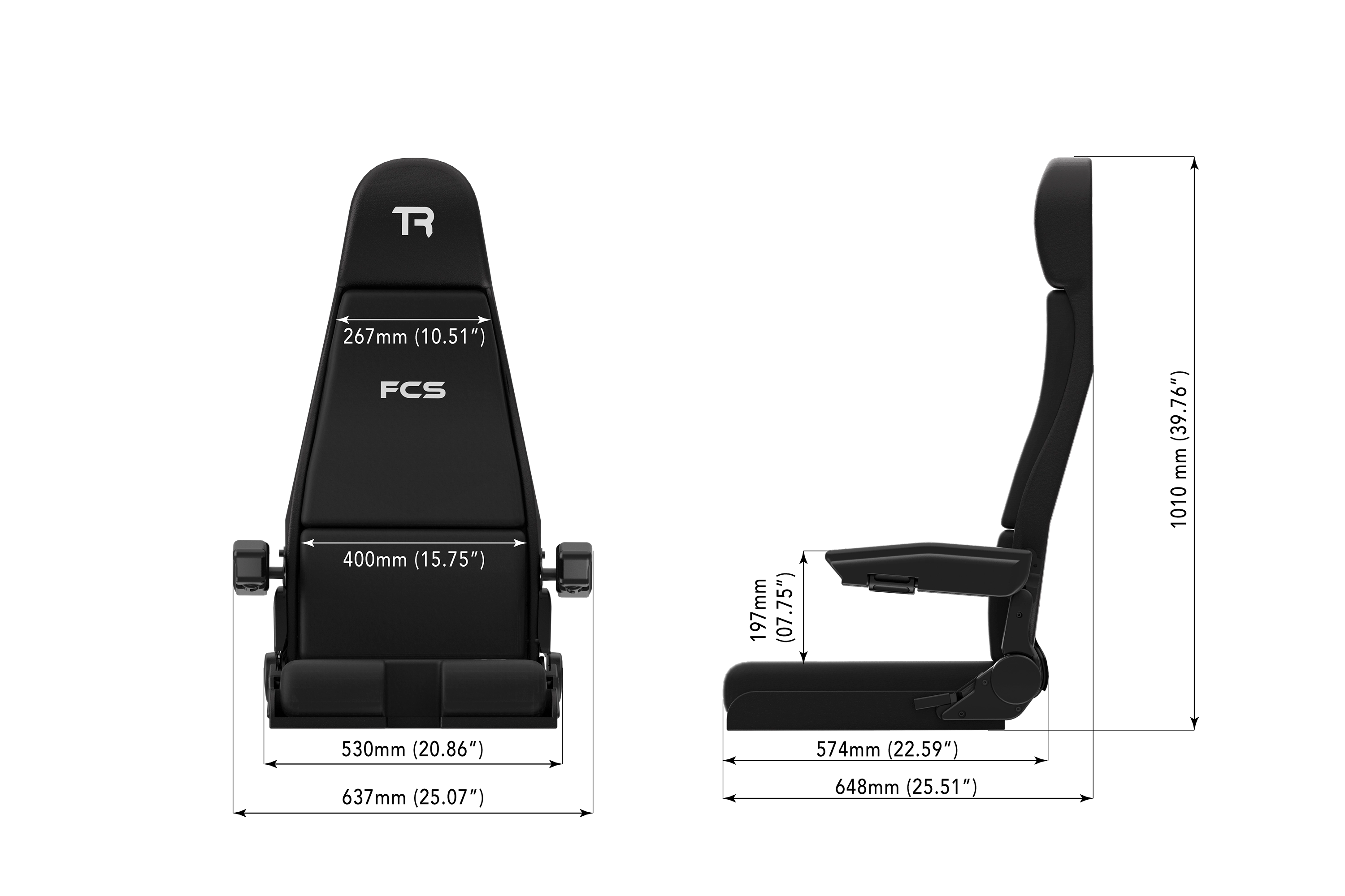 FCS Flight Simulator Control Seat
