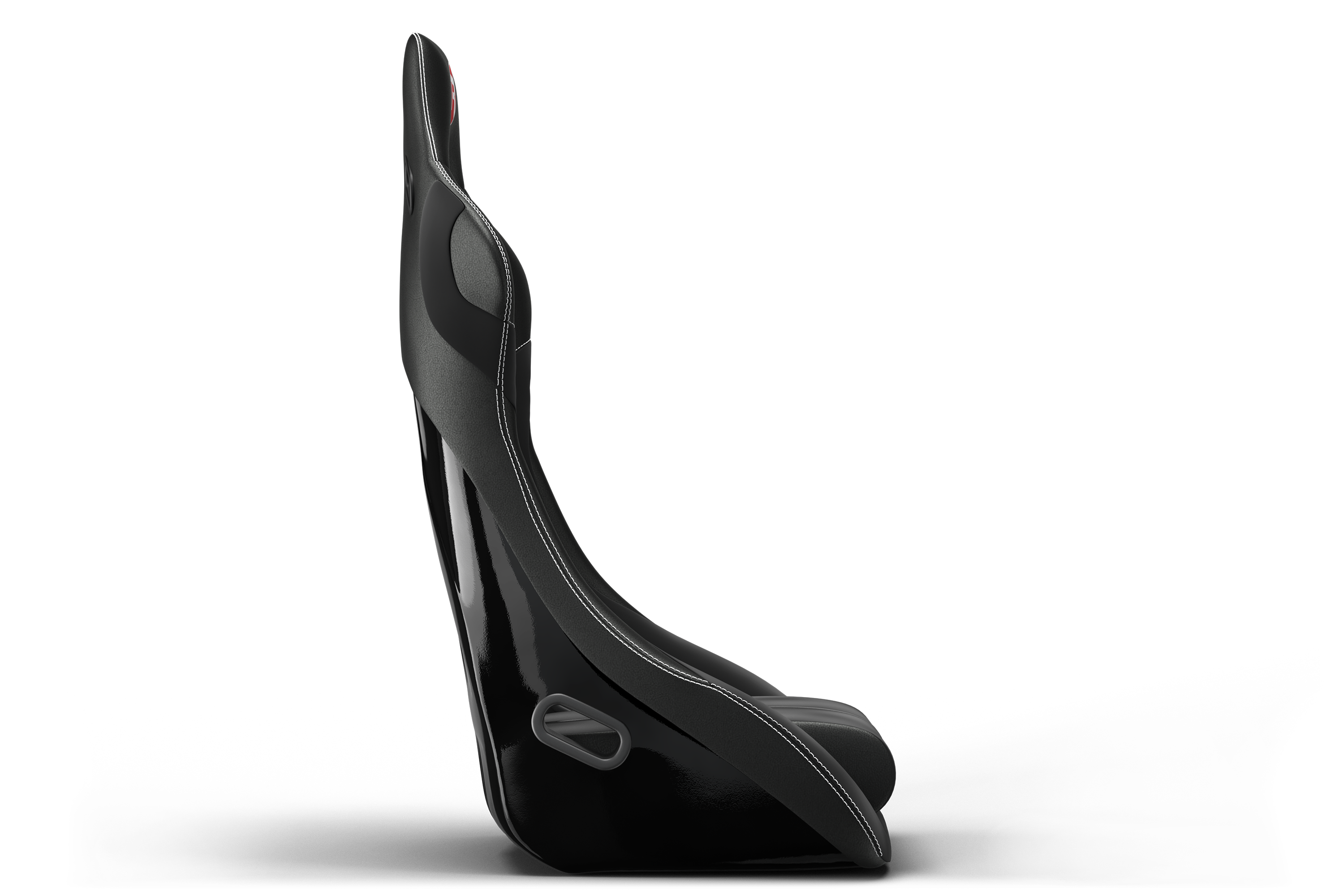 GT Rally-Pro Fixed Fiberglass Sim Racing Seat - Carbon Fiber Finish